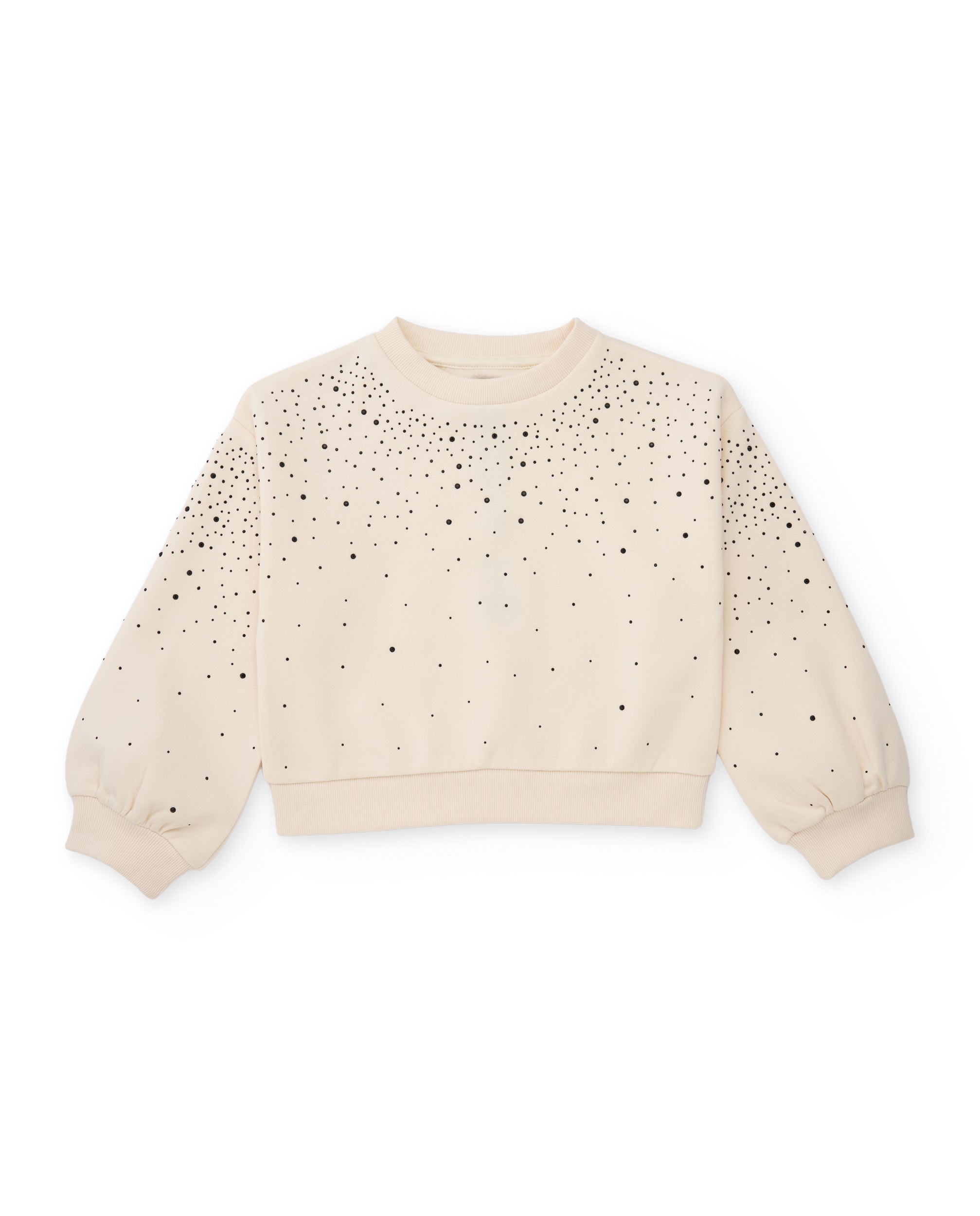 TucTuc Felpe Felpa Bambina Crudo 8A con Strass