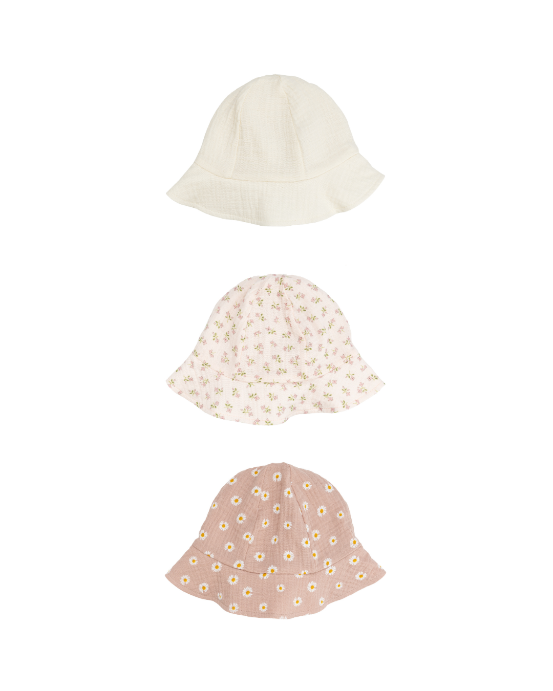 Woolly Organic Sun Hat cappello bambini mussola cotone bio