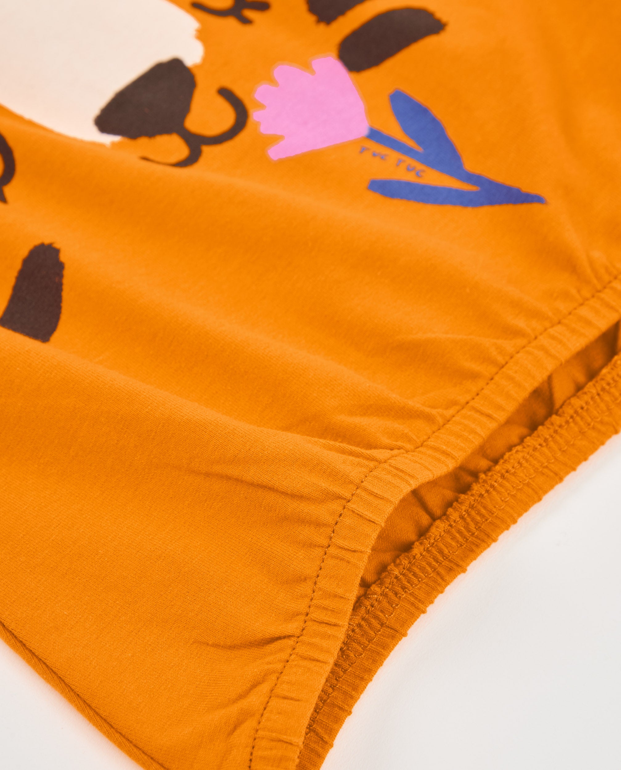 TucTuc Magliette t-shirt bimba arancione animale