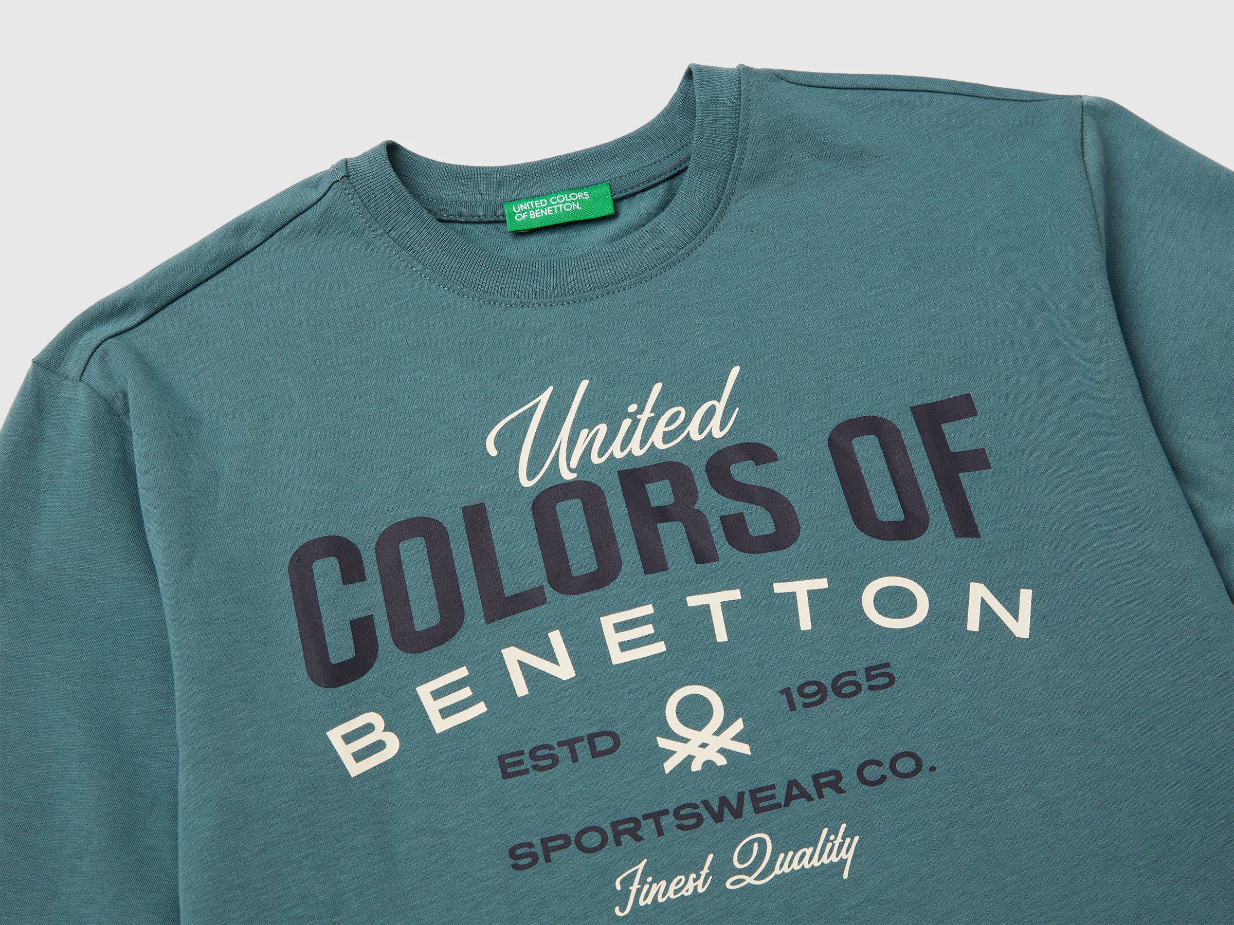 United Colors of Benetton t-shirt cotone bio manica lunga L