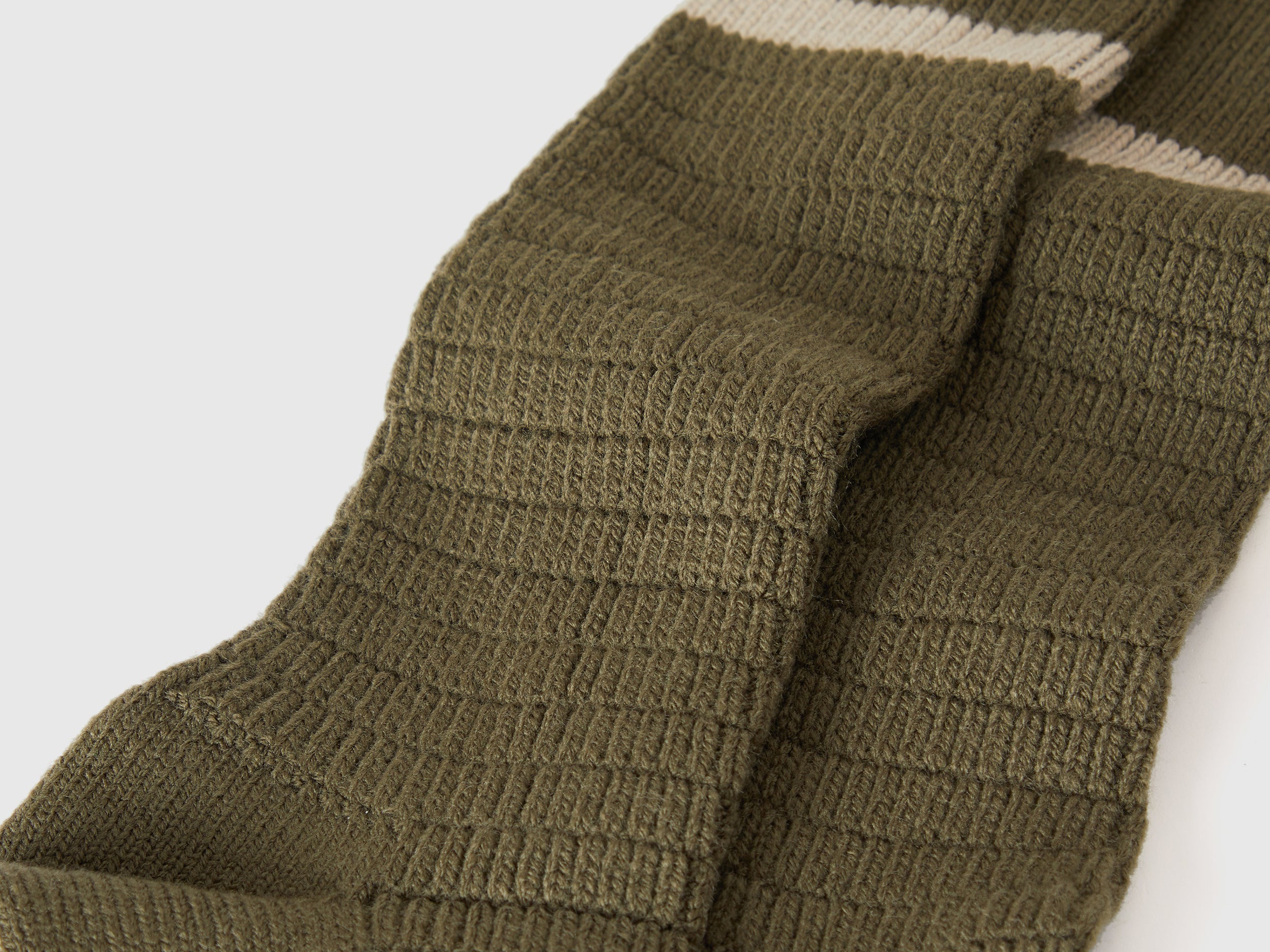 Benetton Calze cotone spugna taglia OS riga contrasto