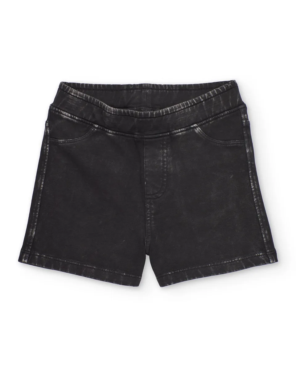 TucTuc Bermuda Shorts Bimba Grigio Scuro Effetto Lavato