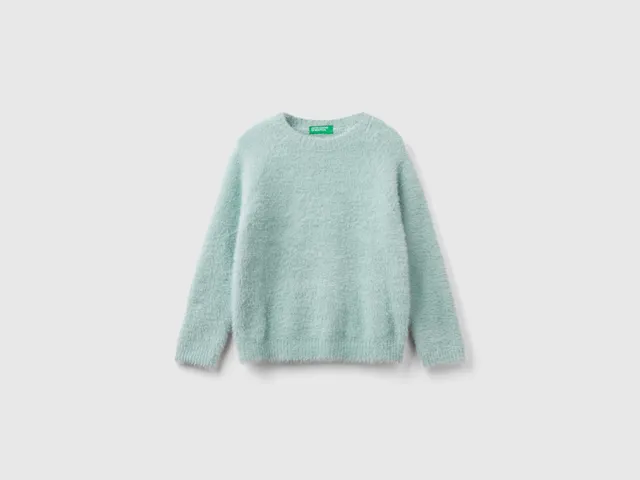 United Colors of Benetton Maglione Filato Peloso Maglia Calda 104