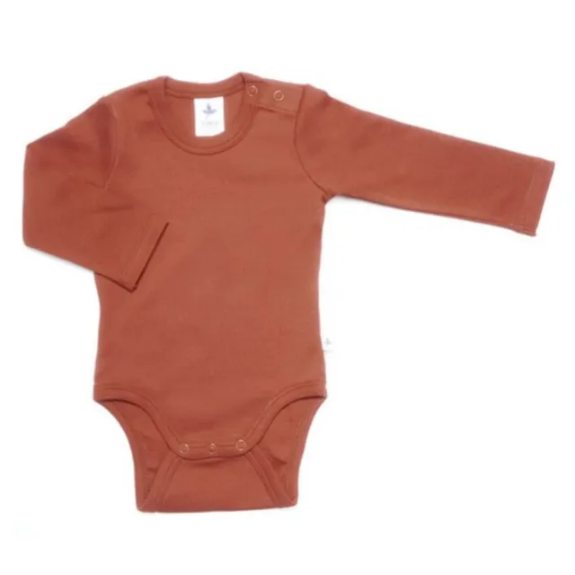 Kocarcia Leela body maniche lunghe Tabasco 62-68 cm cotone bio