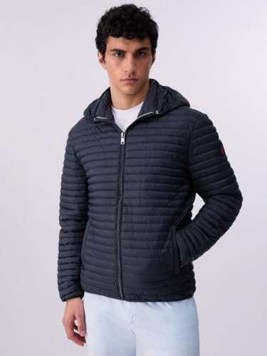 Liu Jo Giacca Imbottita Piumino Blu Denim Taglia L