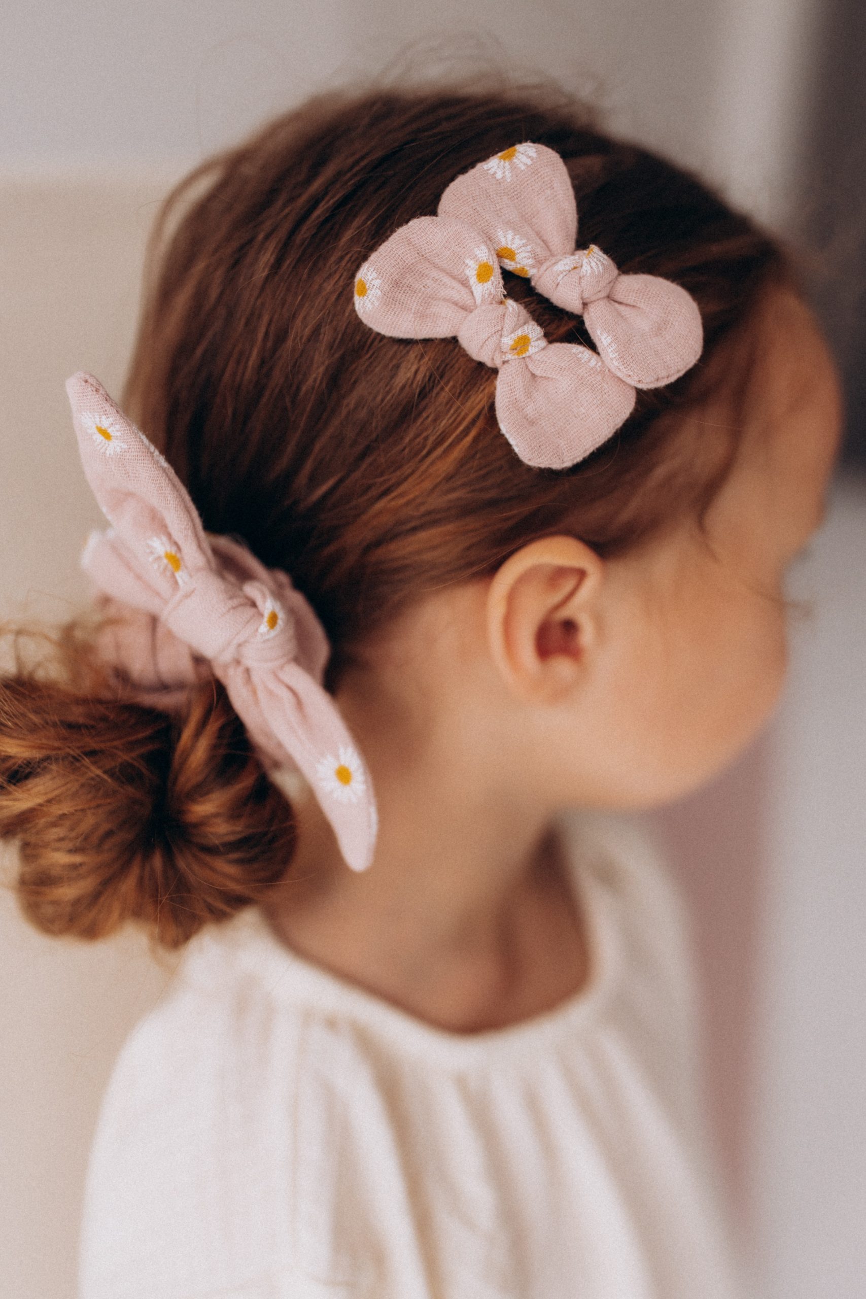 Woolly Organic Kids Scrunchie SS27 mussola Rose Clay