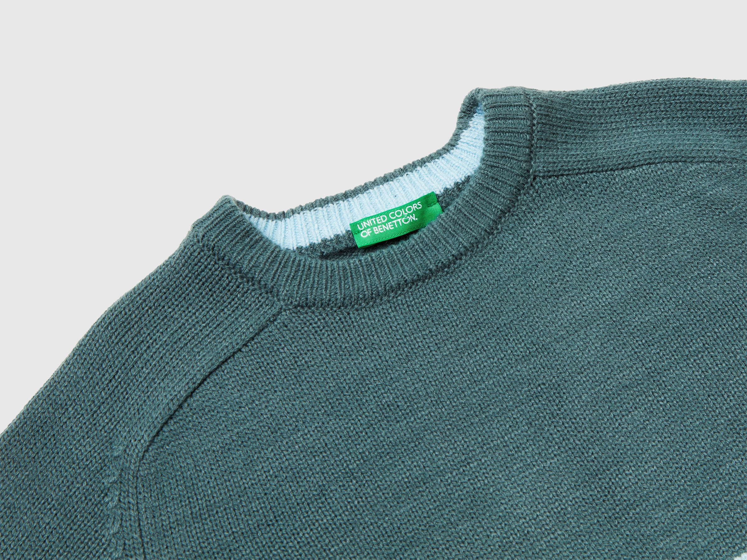 United Colors of Benetton Maglione Color Block L Girocollo