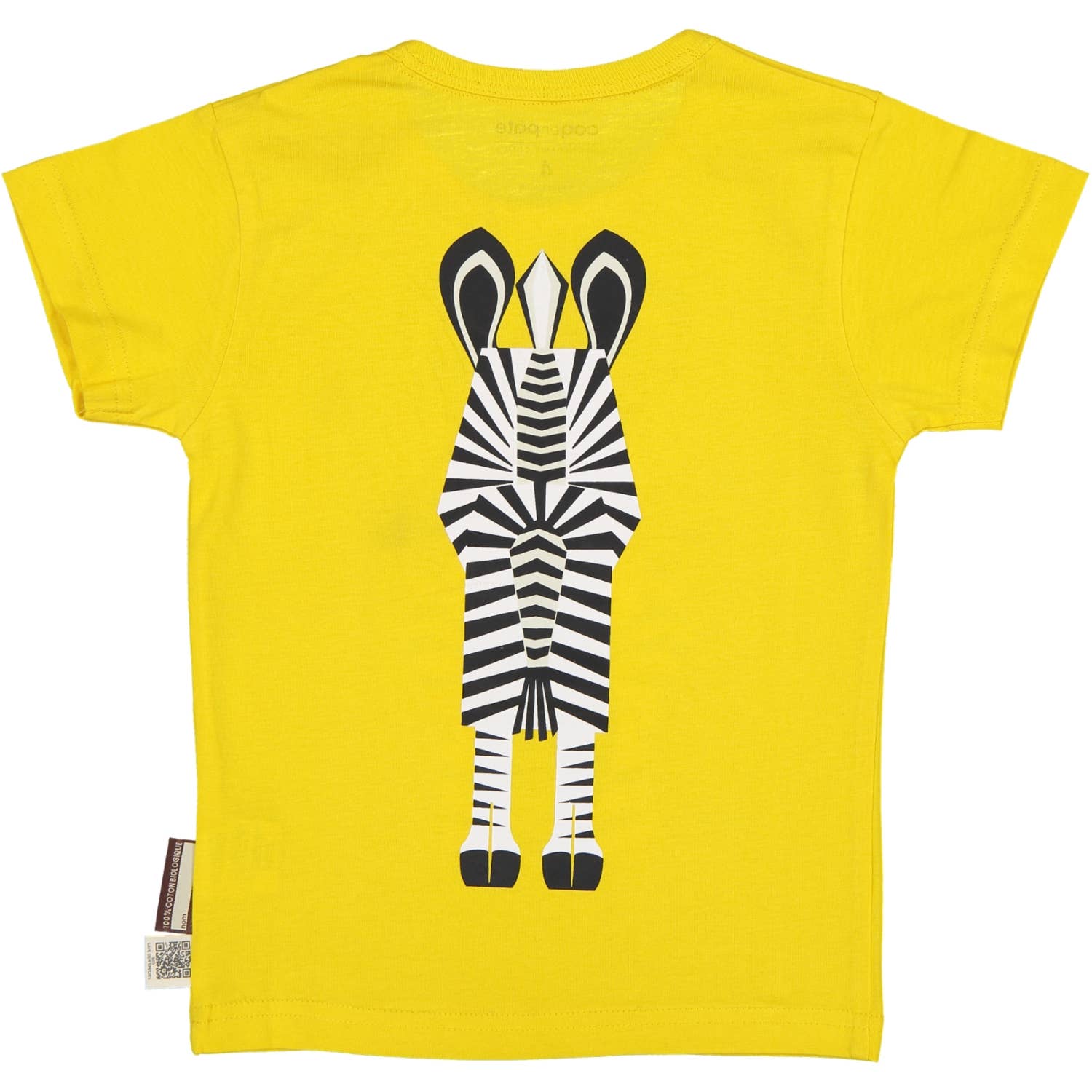 Kocarcia Coq en Pâte Maglietta Zebra Cotone Bio 6 anni
