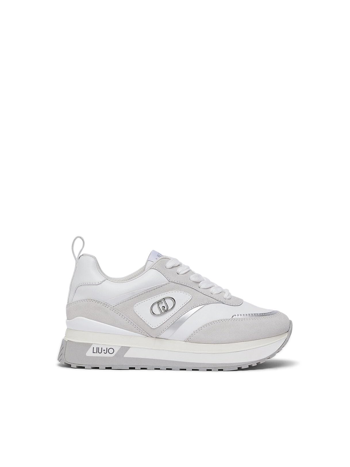Liu Jo Sneakers Platform Pelle Suede Marrone Suola 4,5 cm