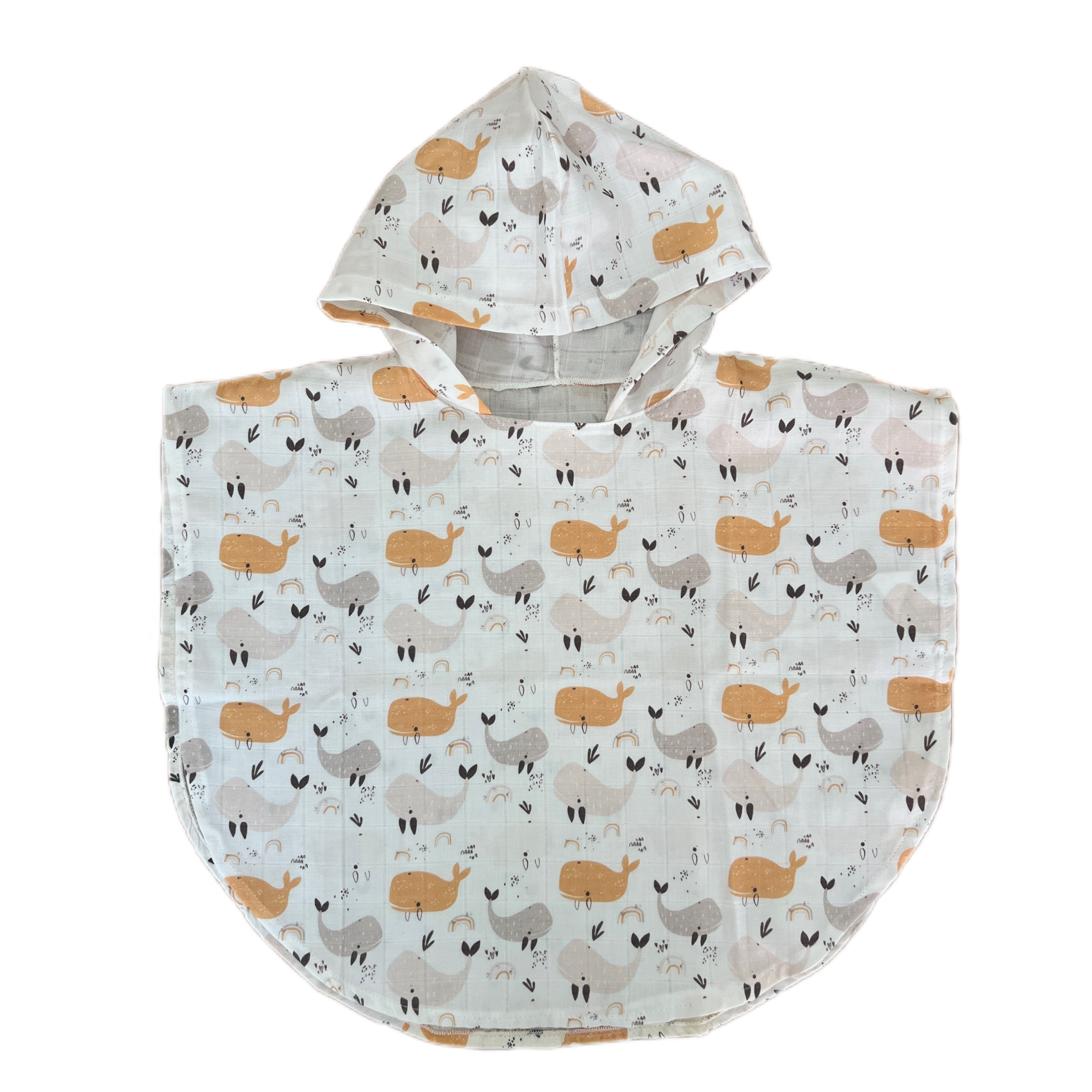 Kocarcia Kokopatik Accappatoio Poncho Moby Dick 0-2 anni