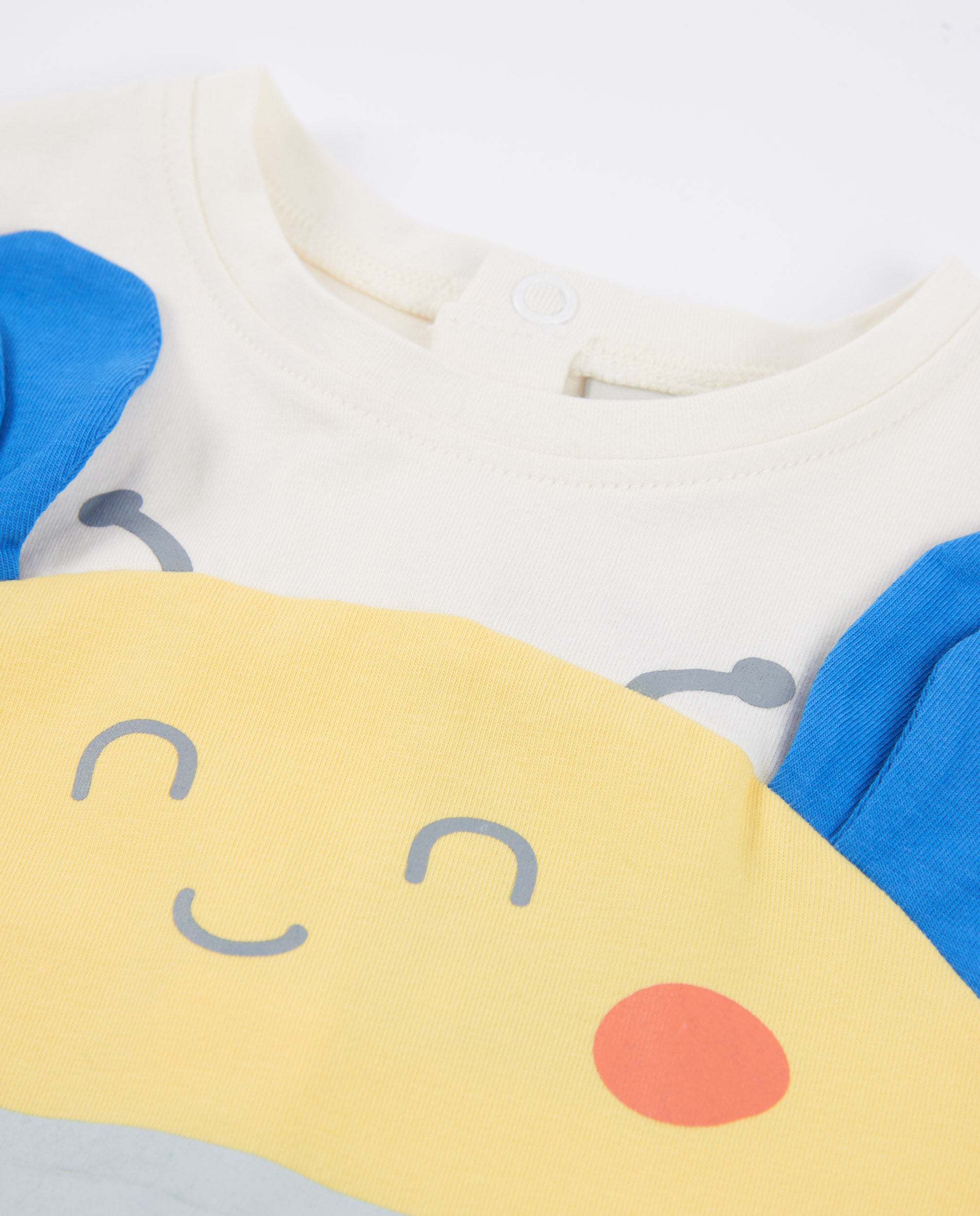 TucTuc Tutine pagliaccetto maglia apina blu 3-6 mesi