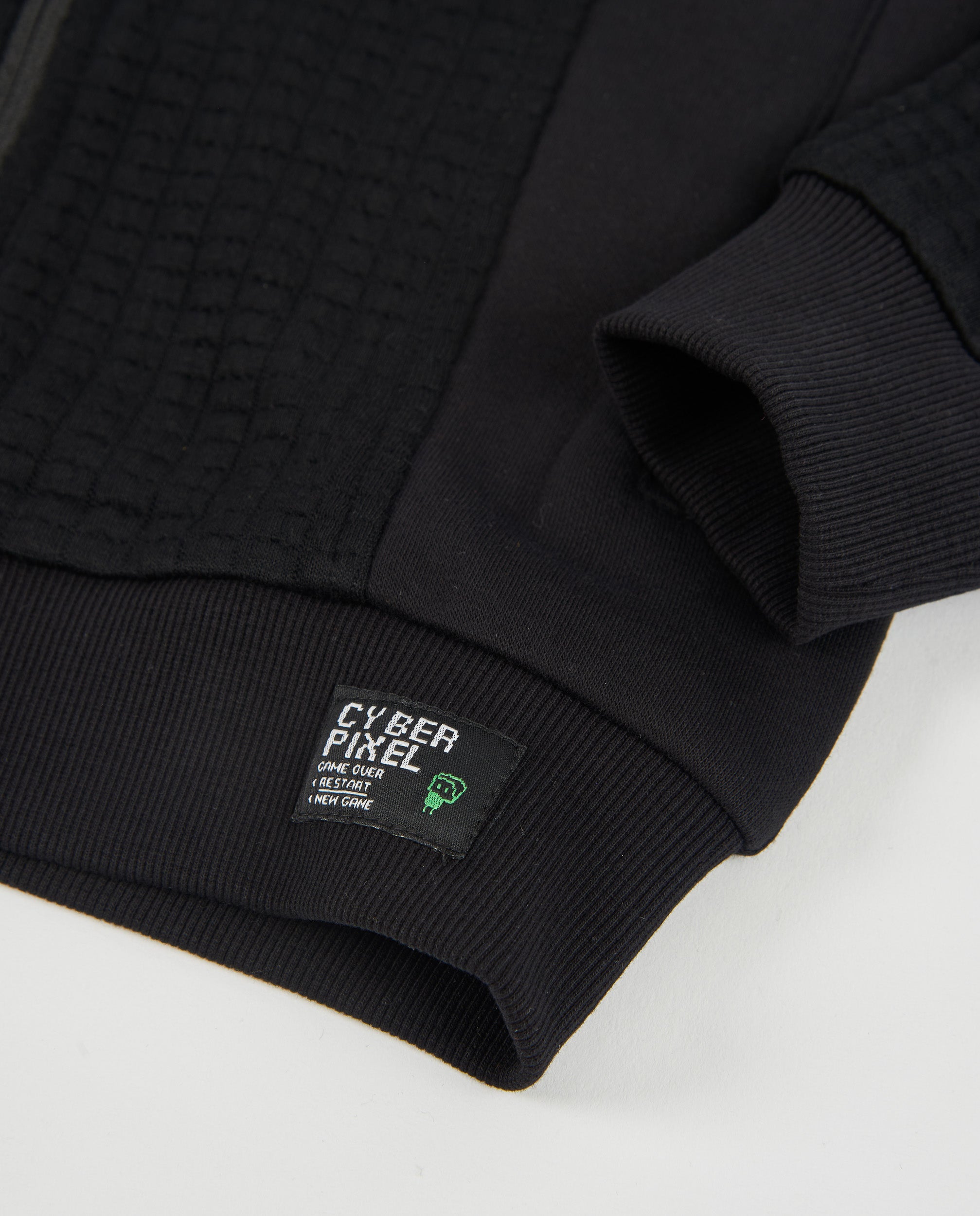 TucTuc Felpe Felpa Bambino con Cappuccio Nero 4A felpa zip