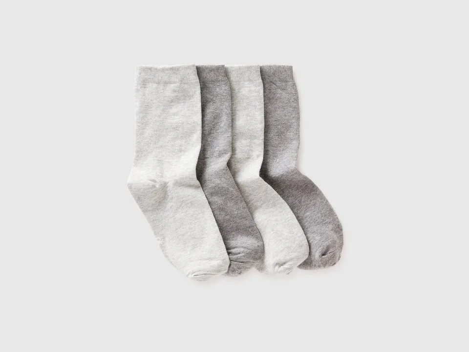 United Colors of Benetton Calze lunghe cotone 5-8 anni 4 paia