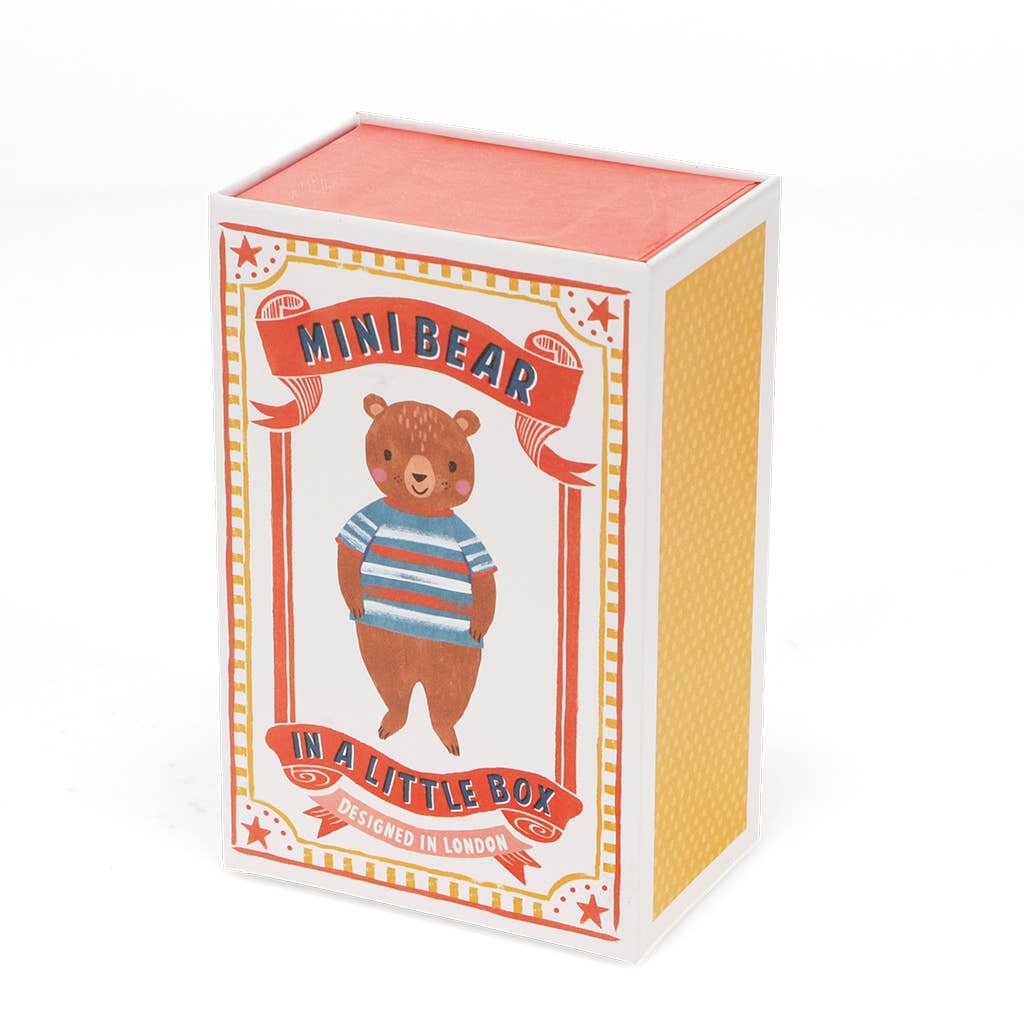 Rex London Mini peluche orsetto con copertina 11,5 cm