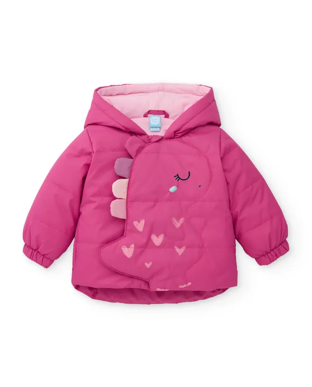 TucTuc Cappotti Cappotto Neonato con Cappuccio Fucsia Imbottito