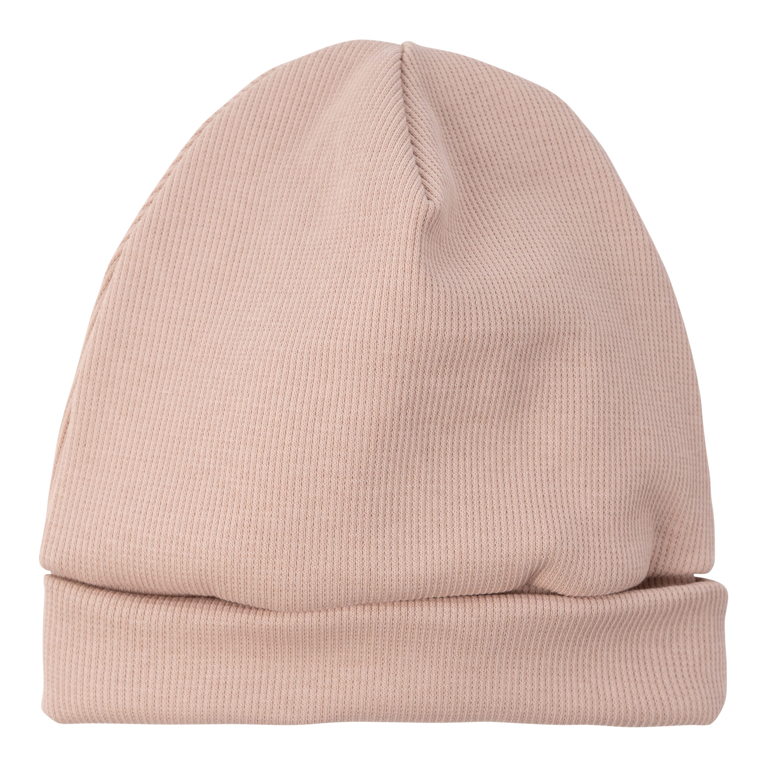 Woolly Organic Baby Hats Beanie 2x1 Rib cuffia neonato cotone bio