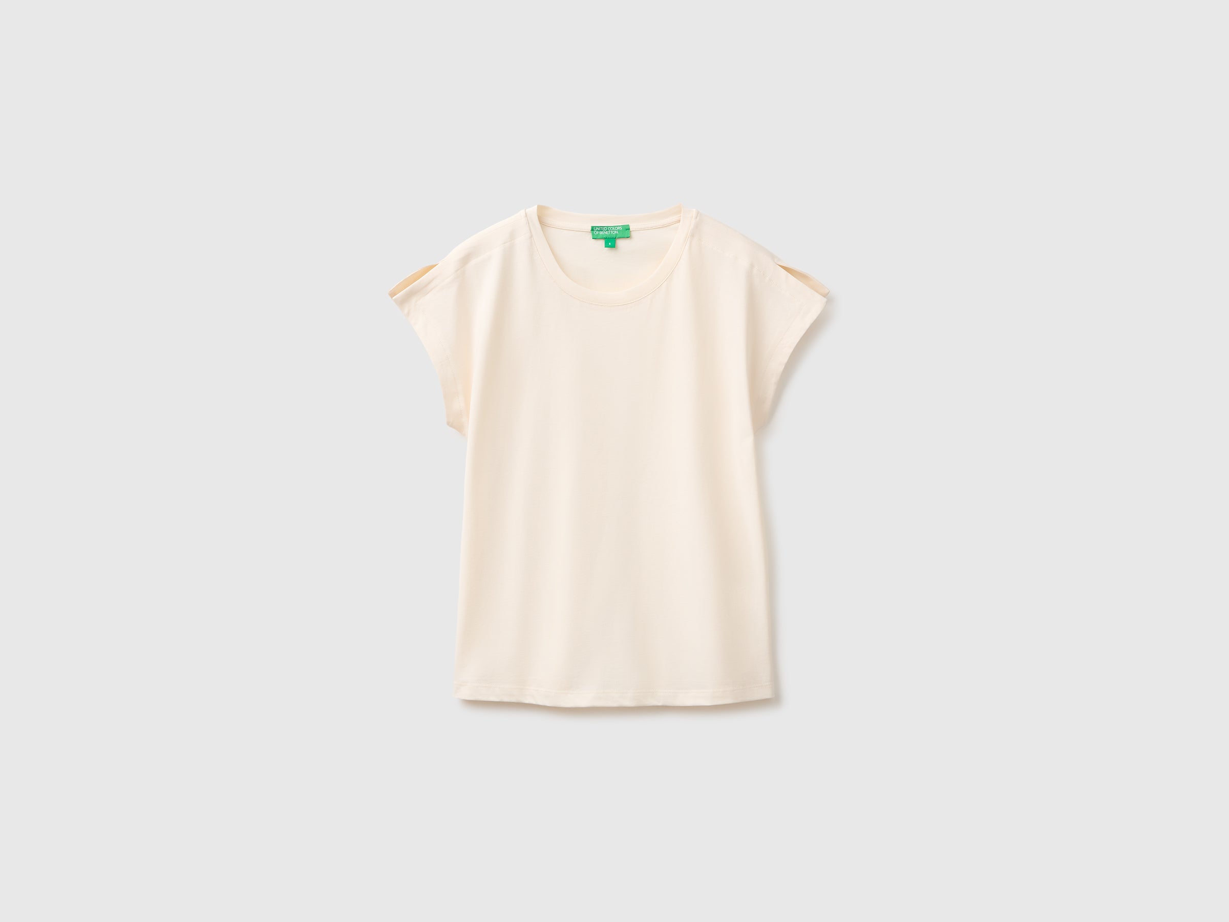 United Colors of Benetton t-shirt cotone spacchi manica S