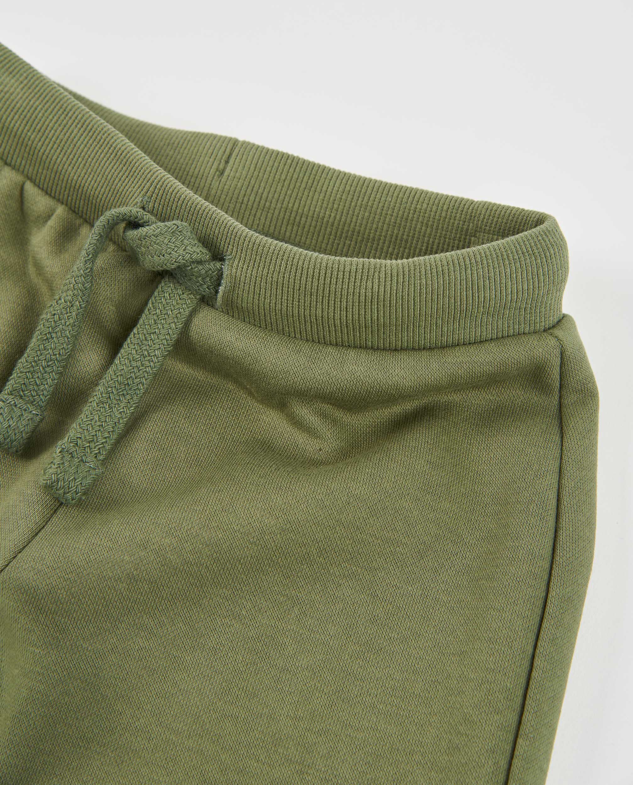 TucTuc Pantaloni felpa bambino verde oliva cotone