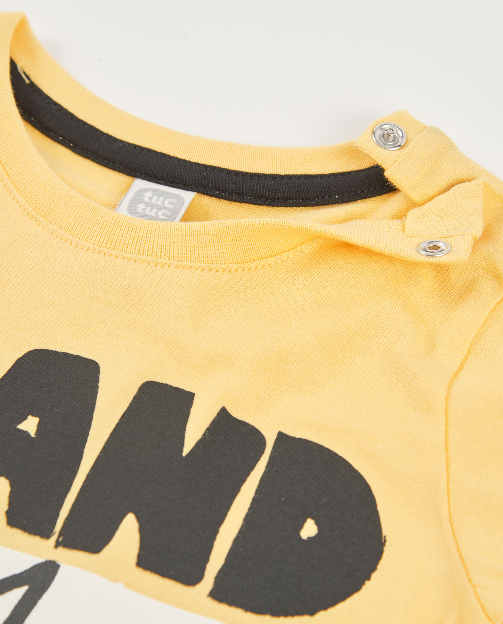 TucTuc Magliette t-shirt bambino giallo stampa taxi
