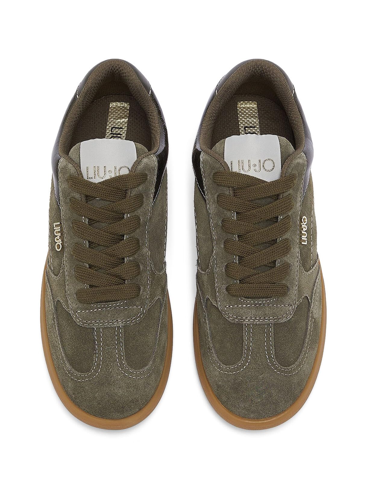 Liu Jo Scarpe Sneakers Suede verdi suola bassa