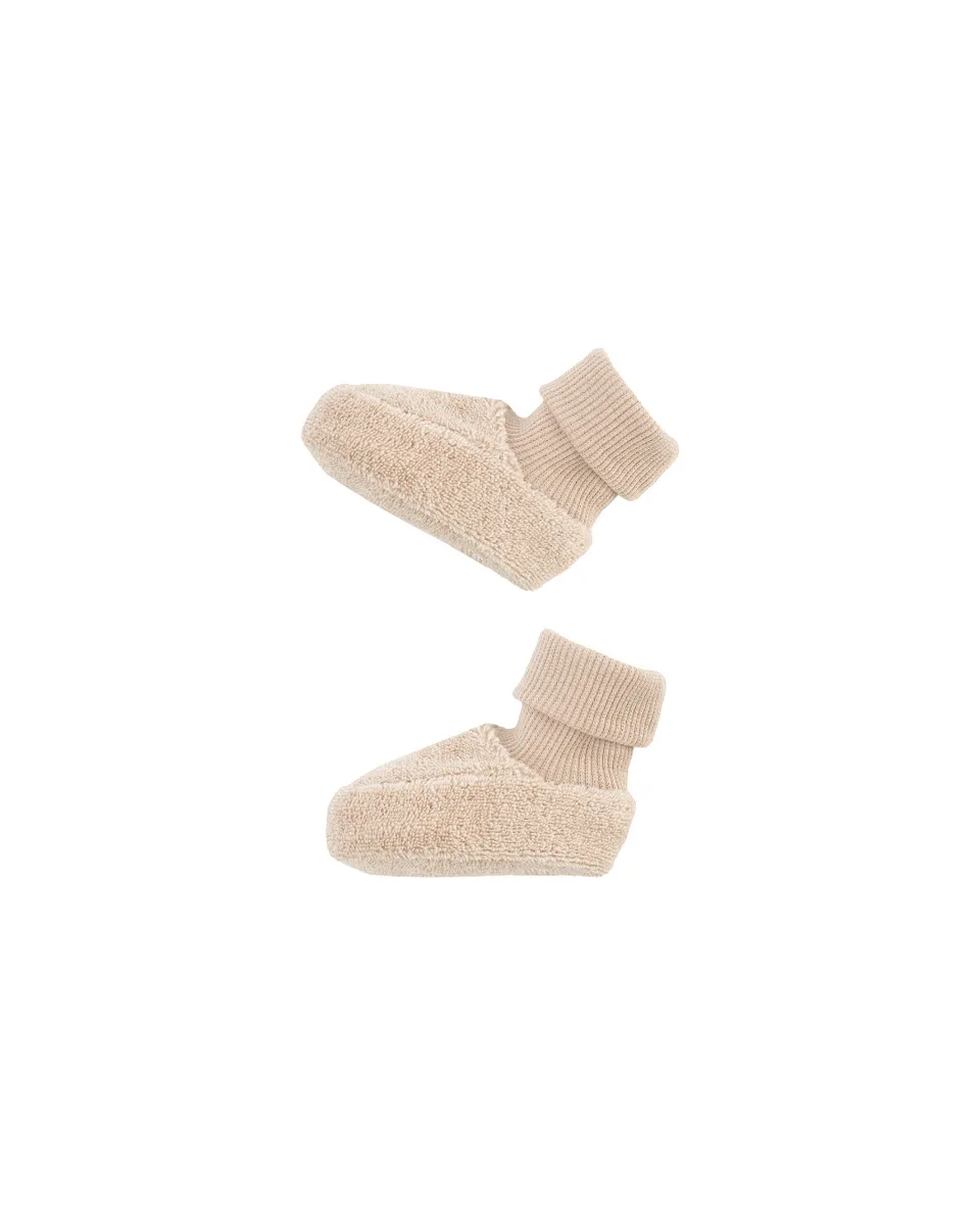 Woolly Organic Booties scarpine neonato cotone organico spugna quotidiane