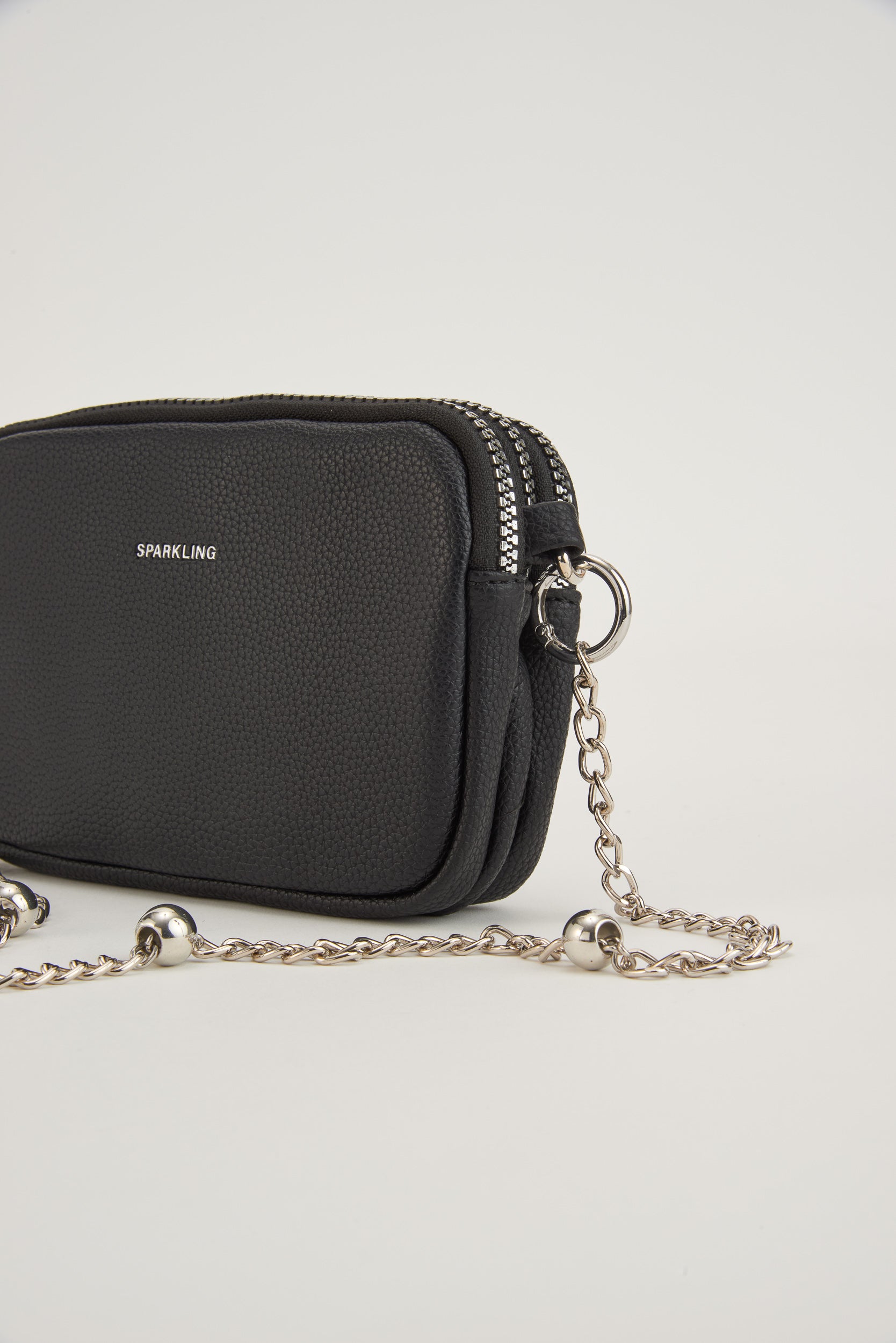 TucTuc Accessori borsetta bambina nero ecopelle catena