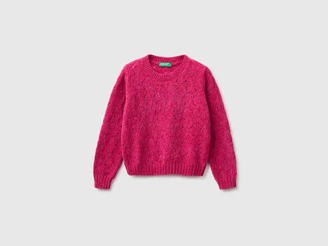 United Colors of Benetton Chenille Sweater Maglione 98