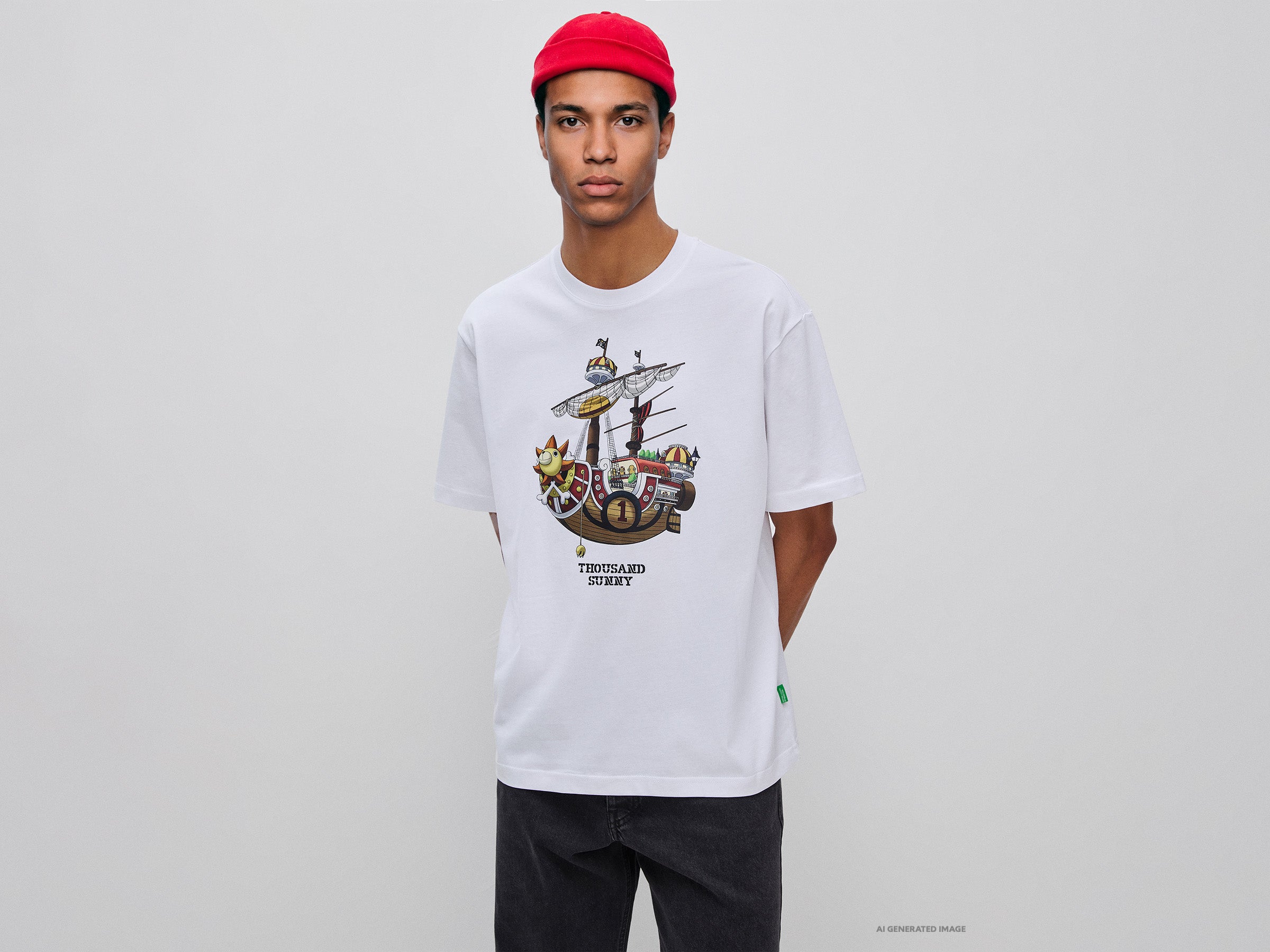 United Colors of Benetton T-Shirt One Piece cotone M stampa