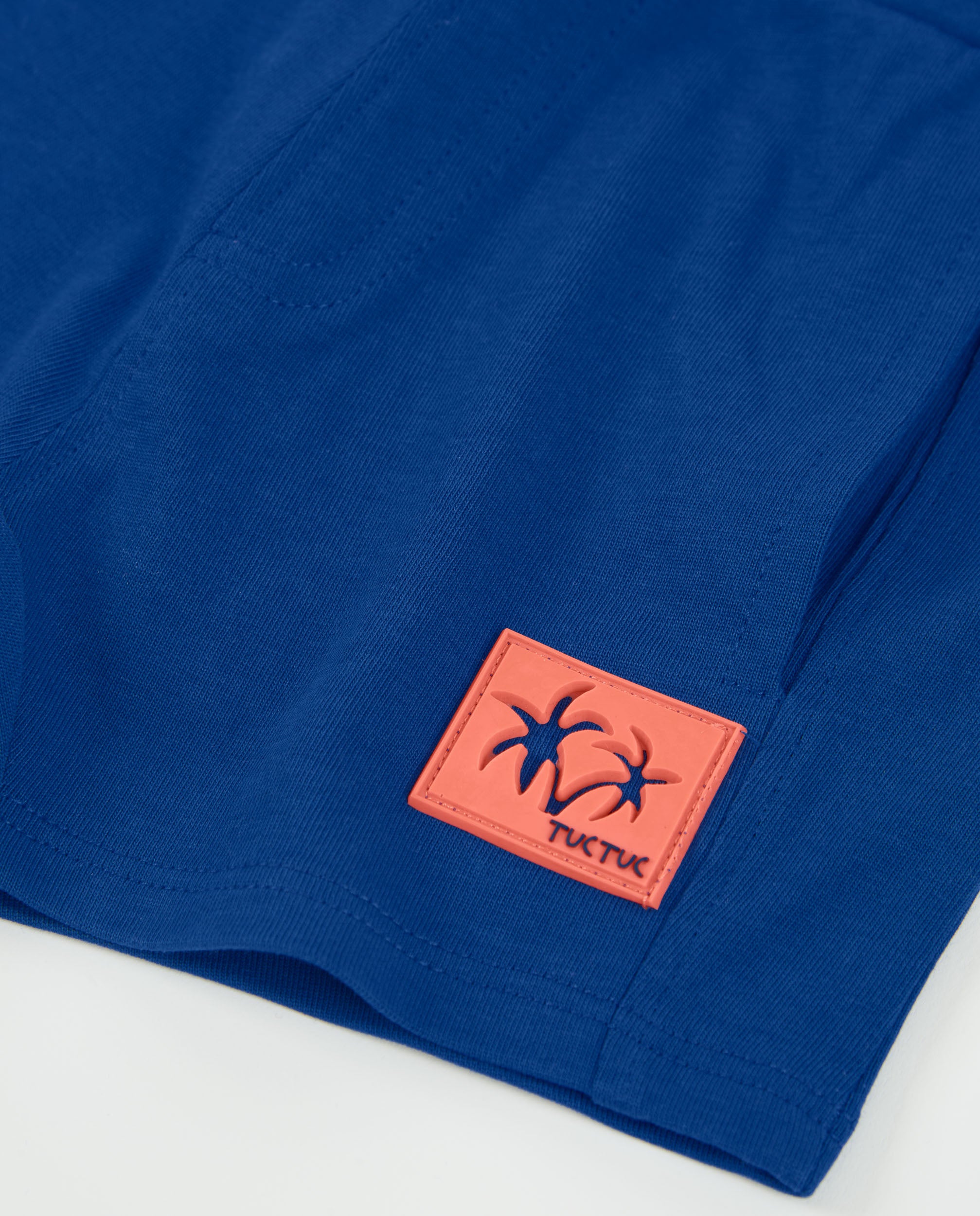 TucTuc Bermuda shorts bambino blu navy tasche vita elastica