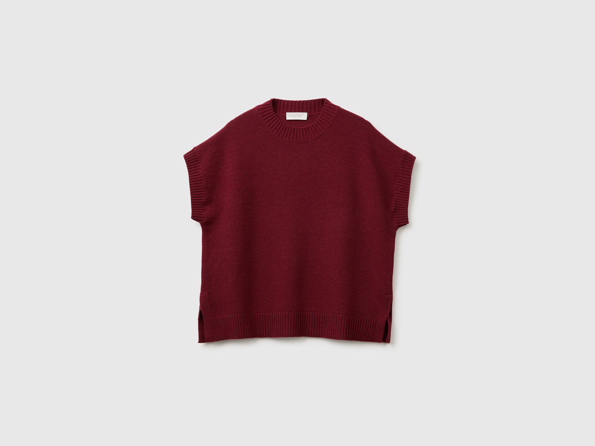 United Colors of Benetton Gilet misto lana L-XL smanicato caldo