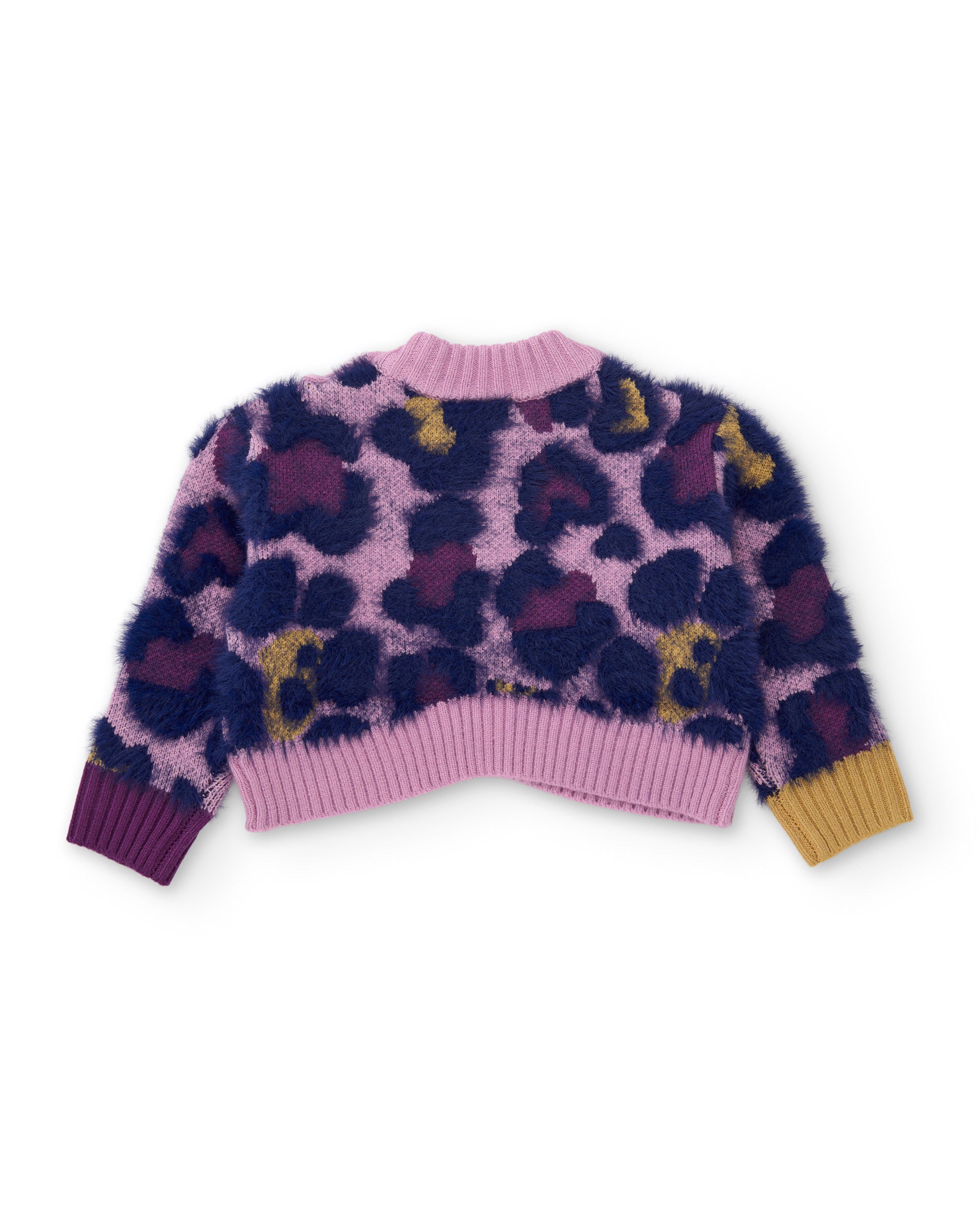 TucTuc Maglioni Maglione bambina animalier rosa tessuto caldo