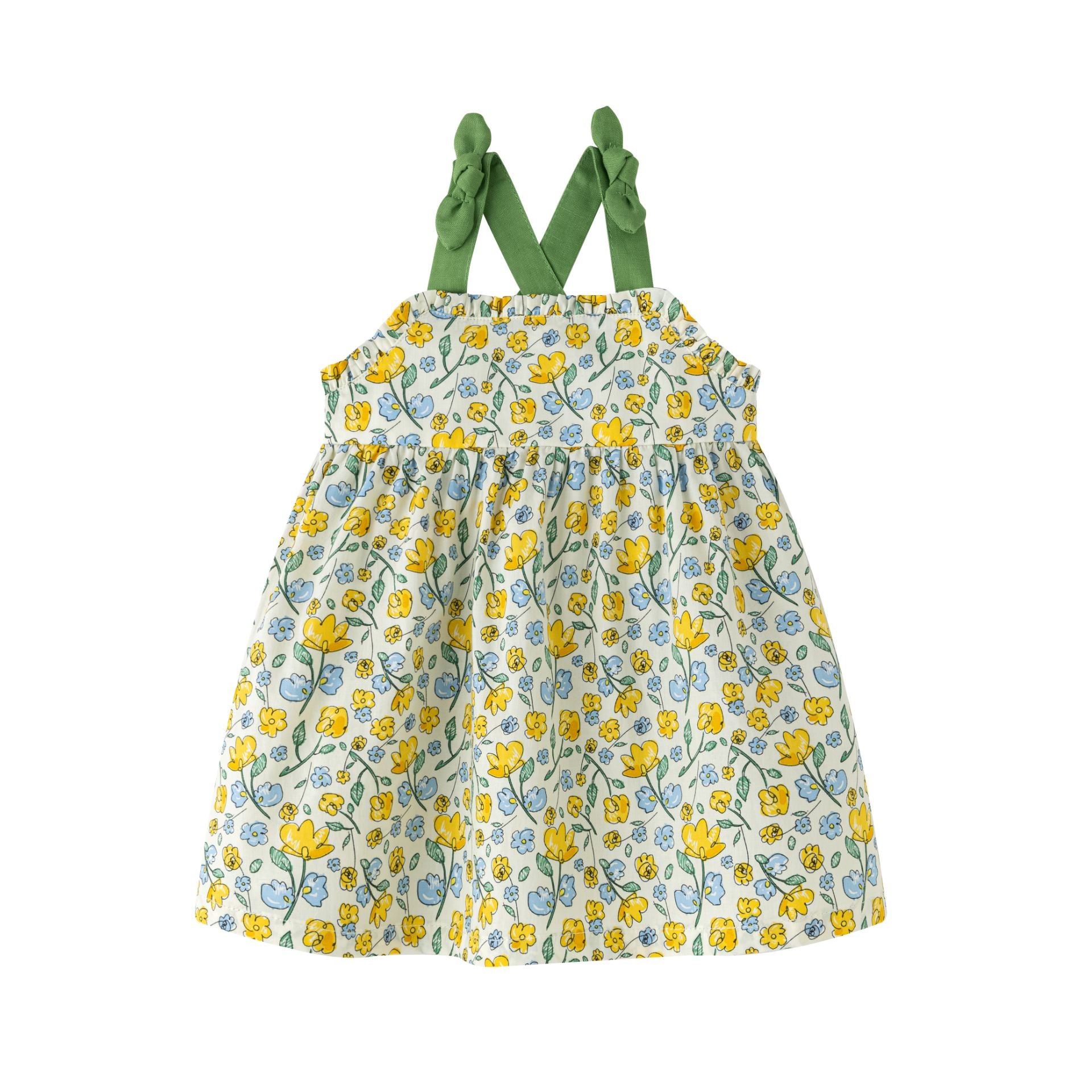 Kocarcia Kokarcia Vestito Fiorellini Bimba Cotone Estate