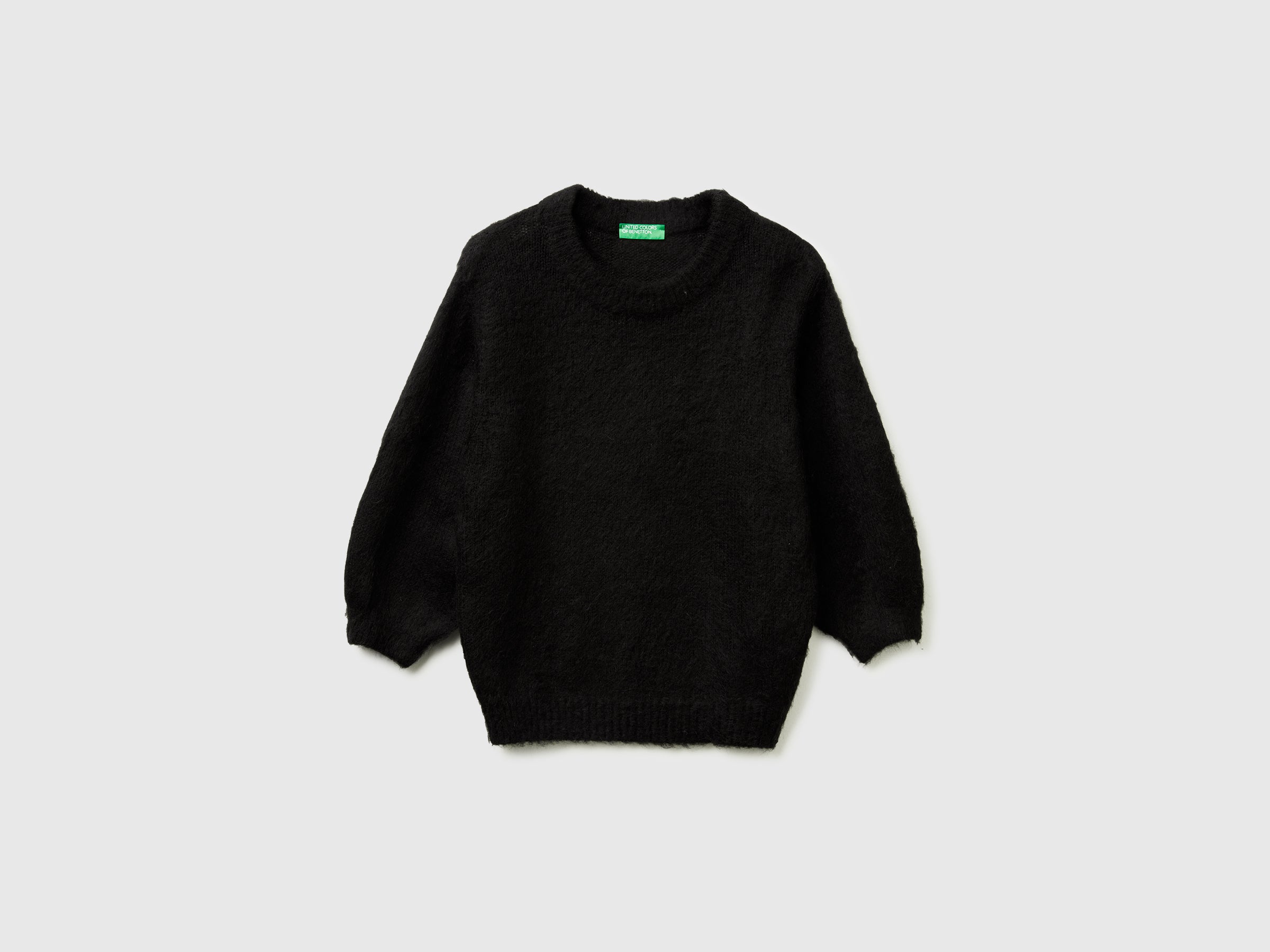 United Colors of Benetton Maglione Manica Corta Mohair Caldo