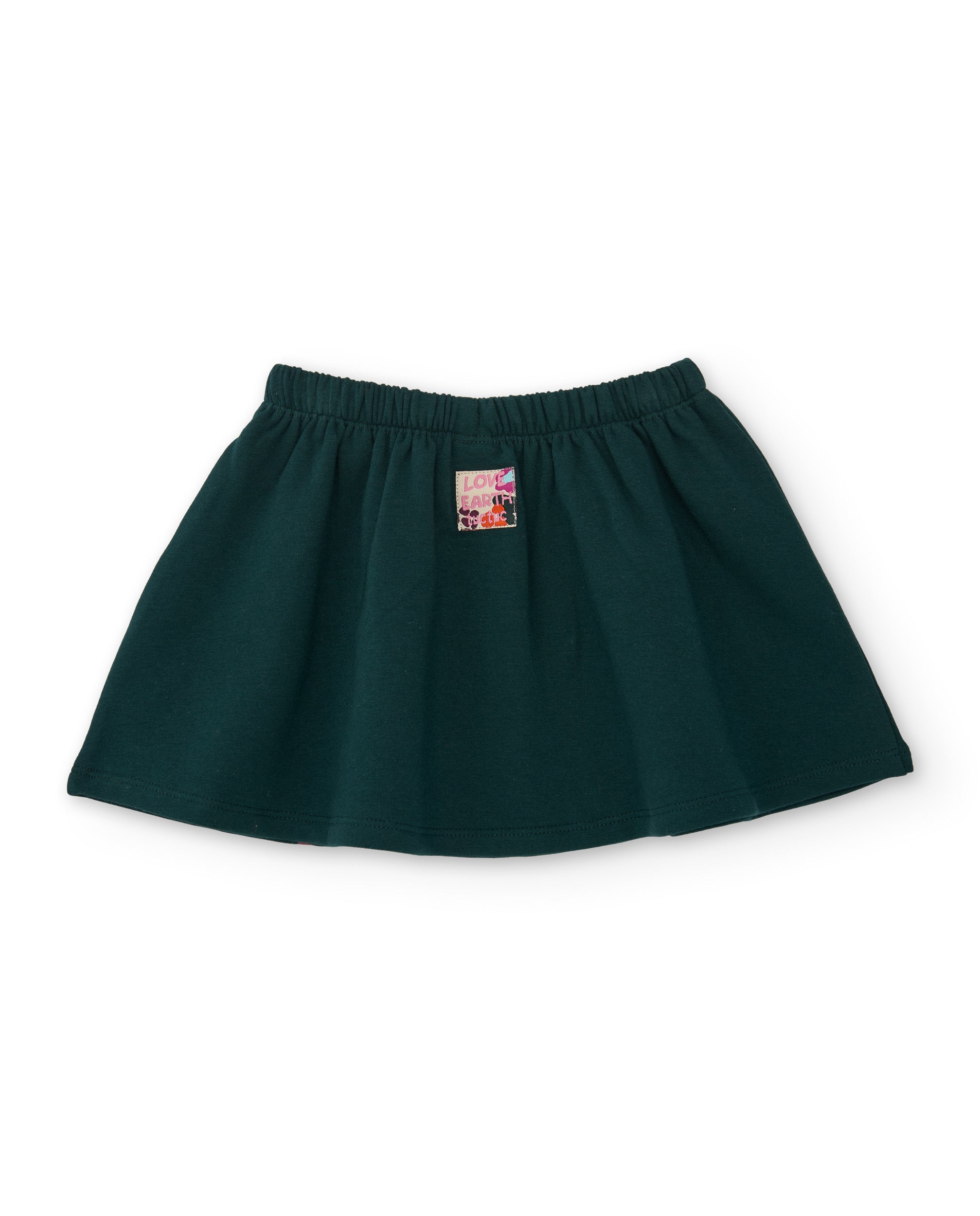 TucTuc Gonne gonna bambina felpa floreale verde 6M