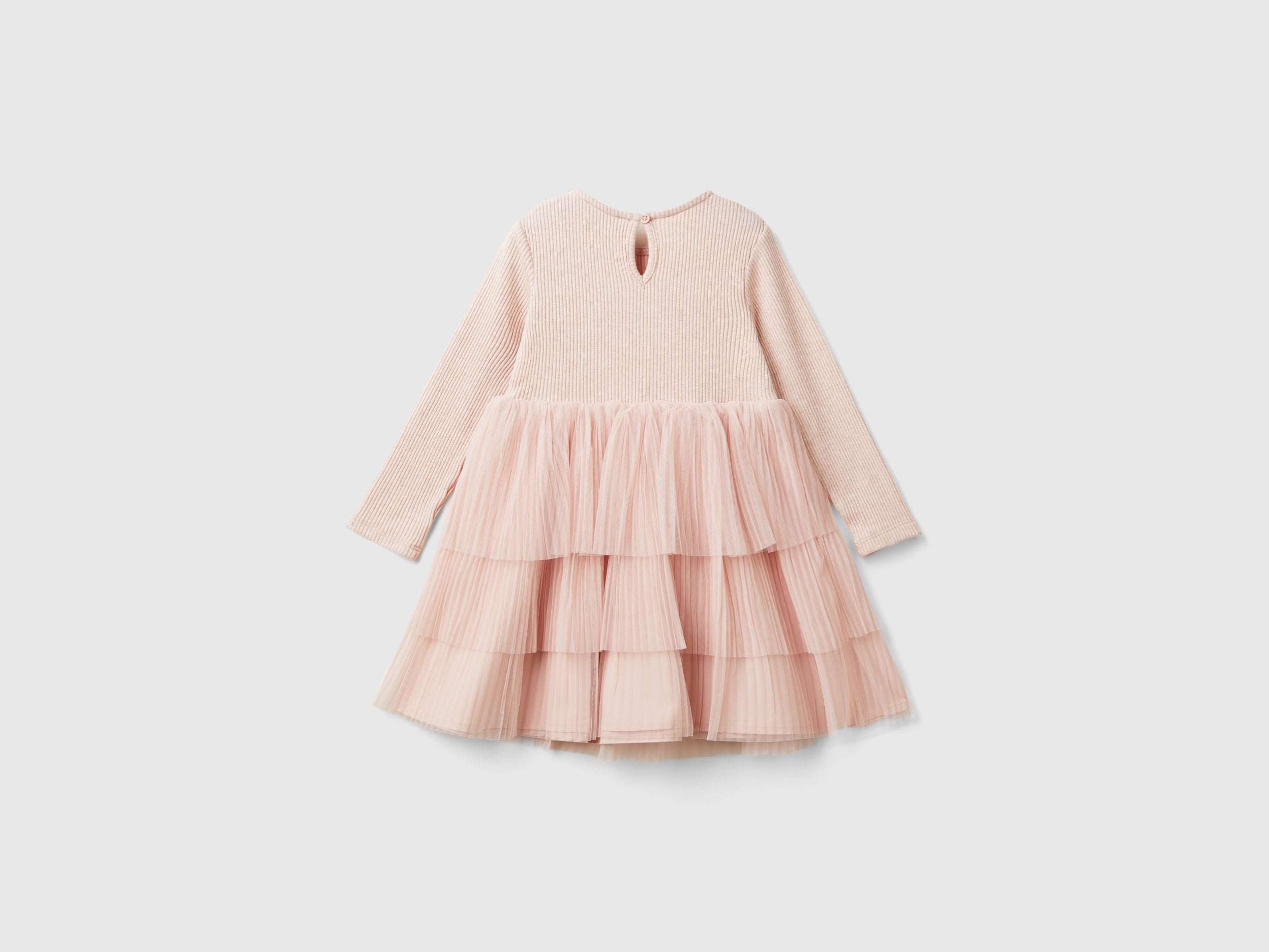 United Colors of Benetton Abito tulle bambina manica lunga