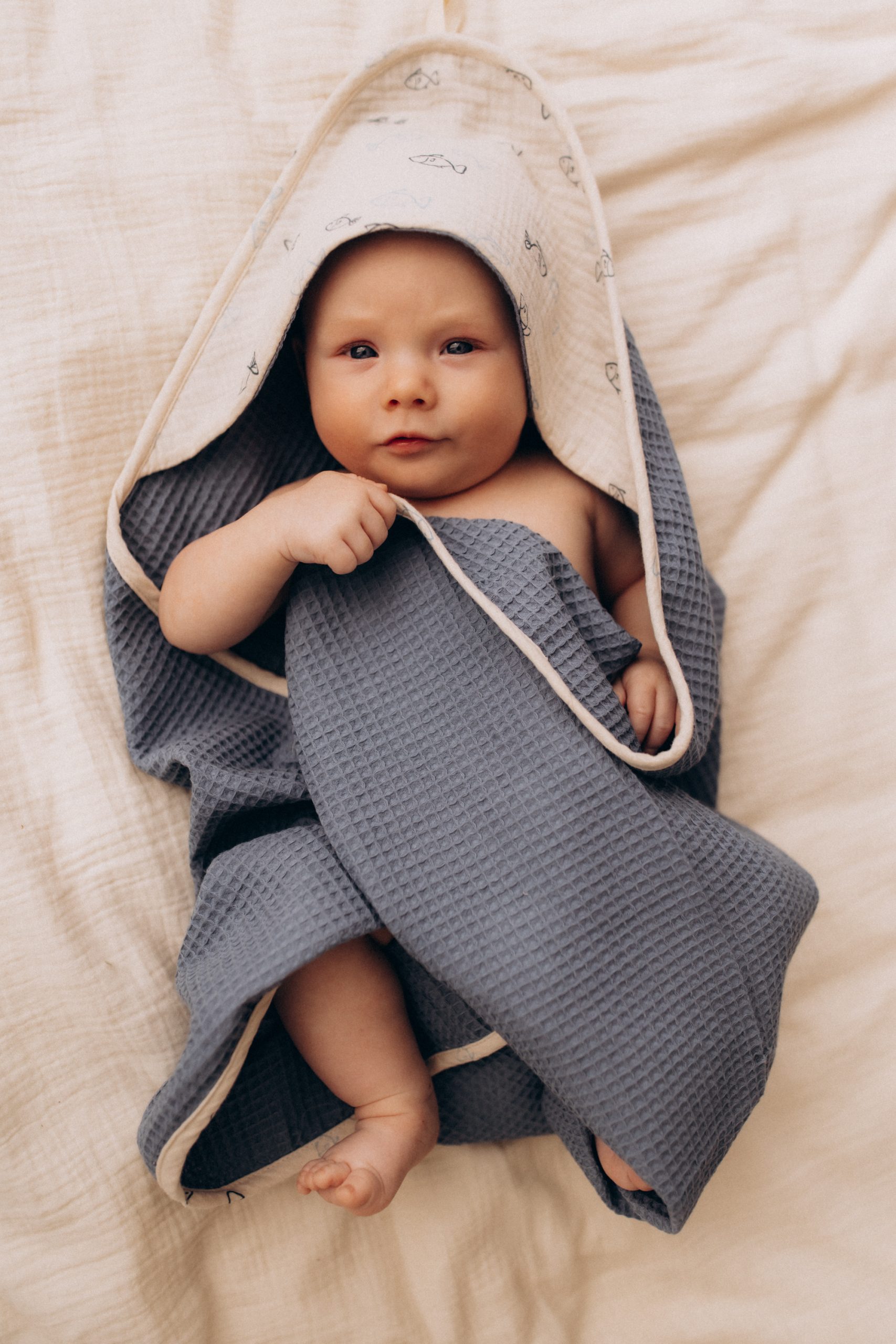 Woolly Organic Hooded Towel telo cappuccio cotone GOTS SS27
