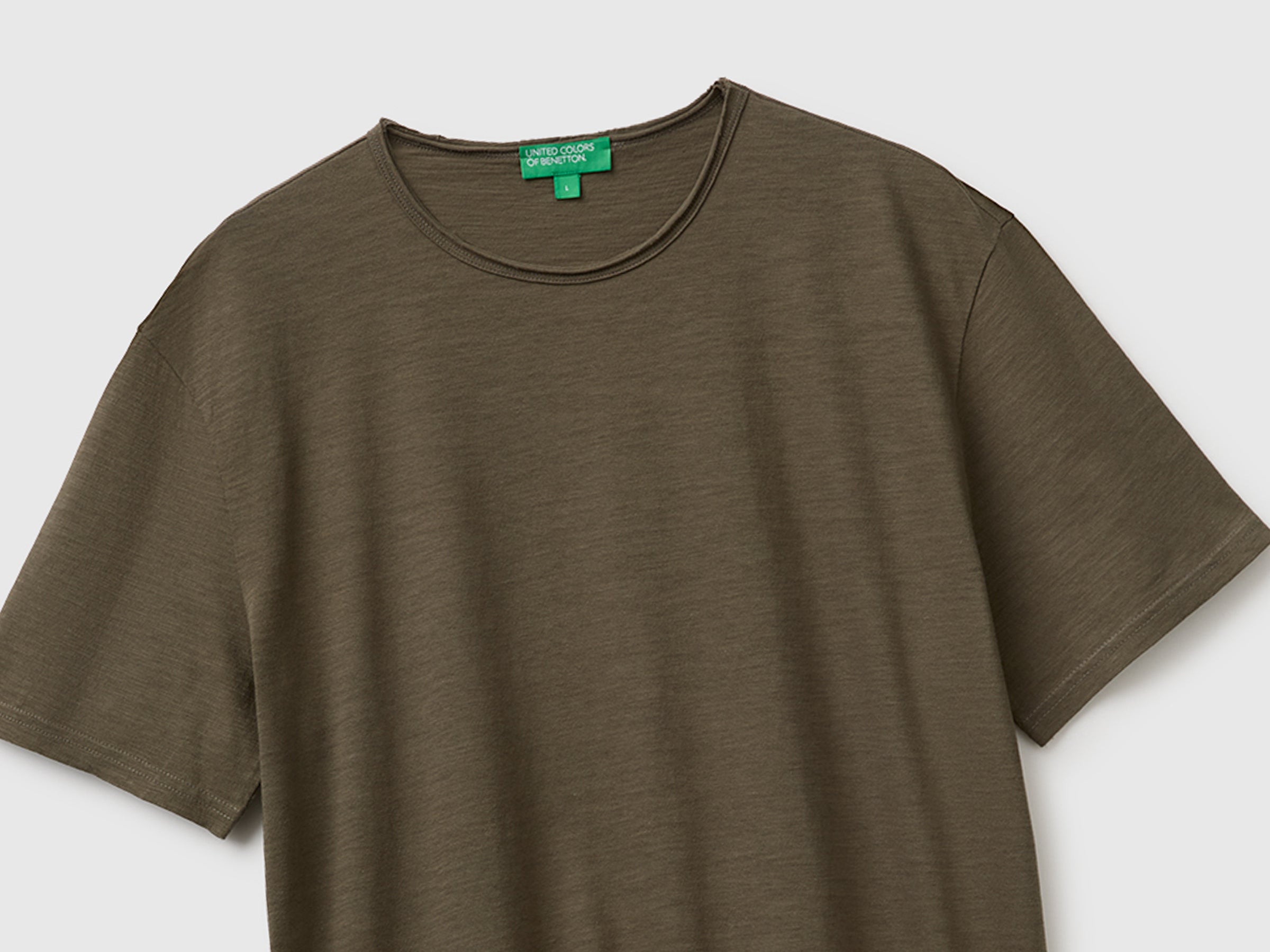 United Colors of Benetton T-Shirt Cotone Bio Maglietta Slub XS-XXL