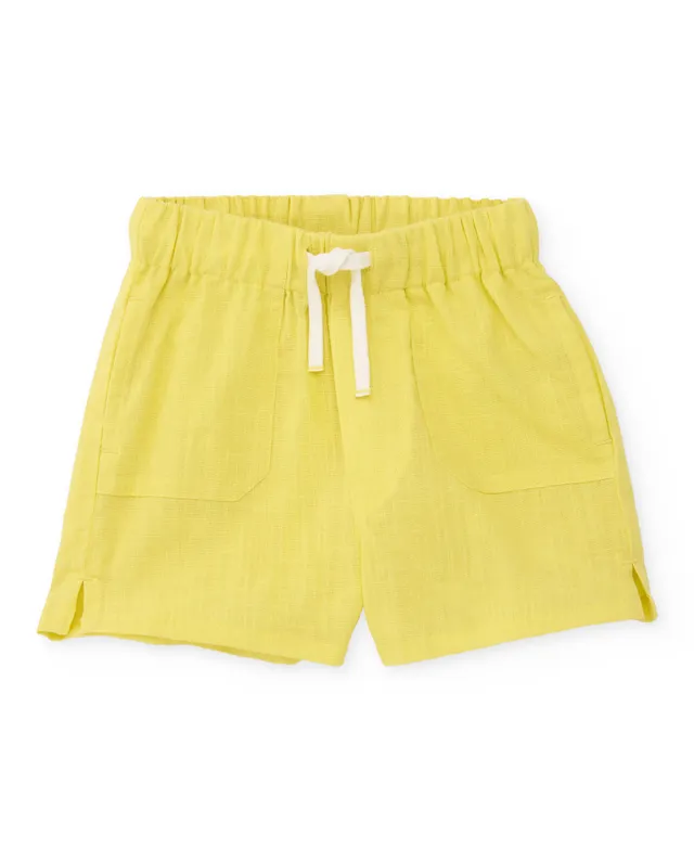TucTuc Bermuda bambino bermuda giallo vita elastica