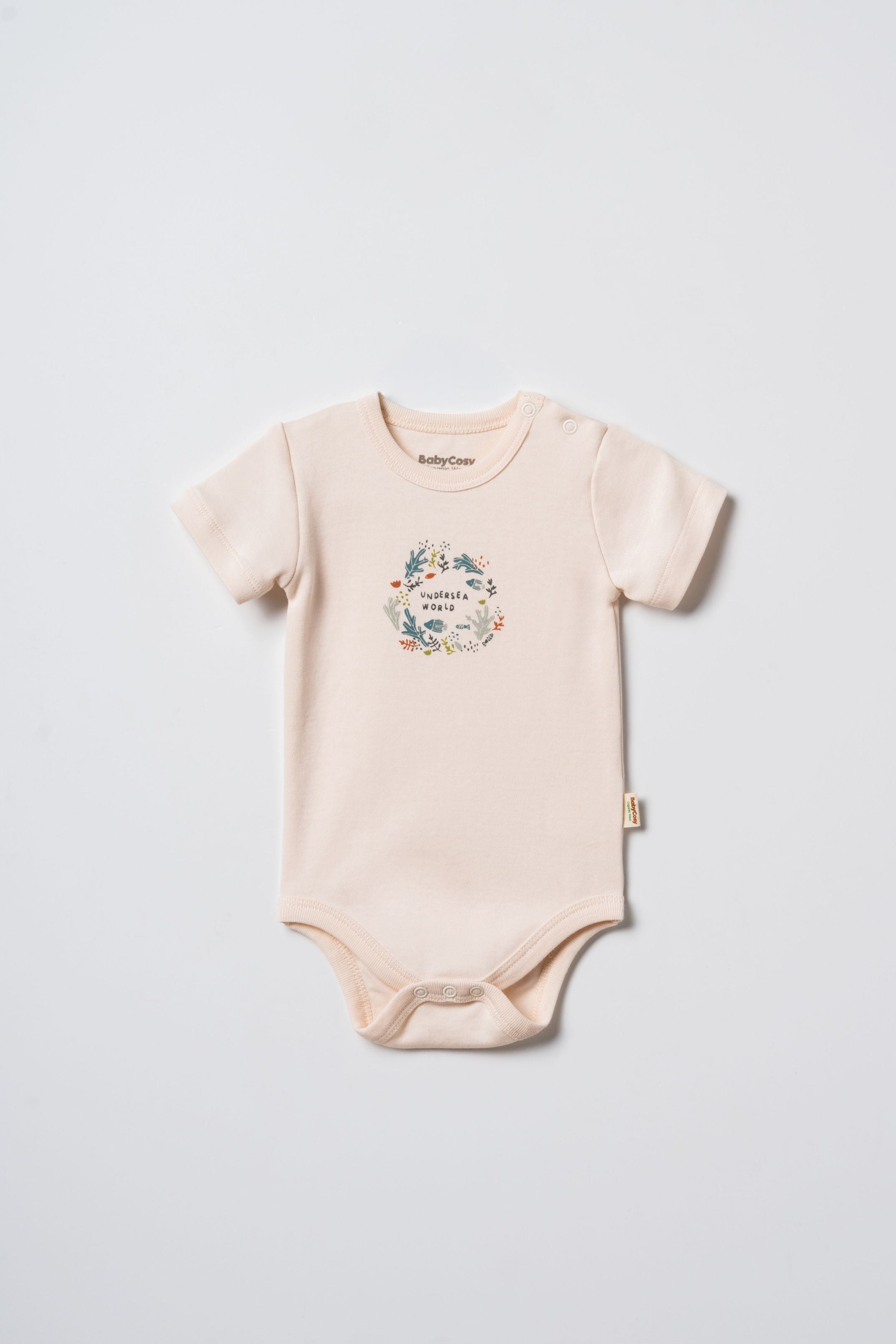 Babycosy Organic Mare Set 2 Body Neonato Cotone Organico