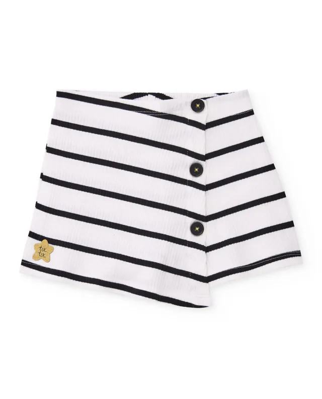 TucTuc Gonne gonna-pantalone bambina bianco righe
