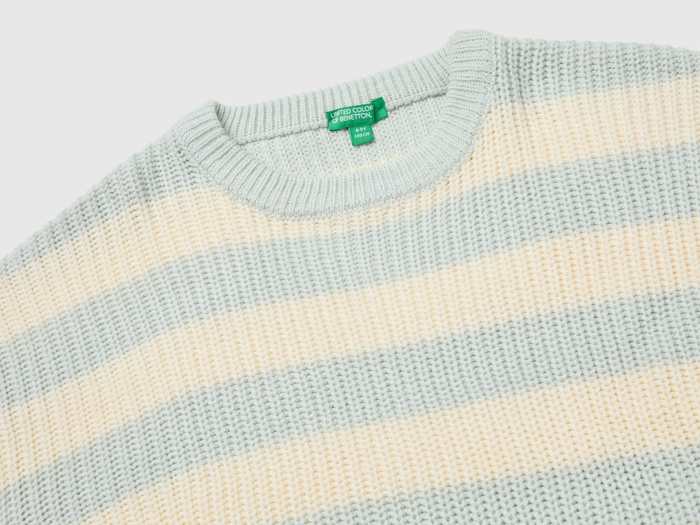 United Colors of Benetton Maglione Righe M Bicolore Caldo