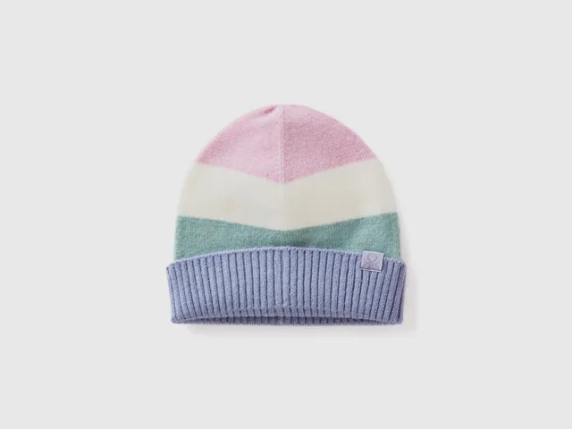 United Colors of Benetton Bags and Accessories cappello lana a righe bimbo