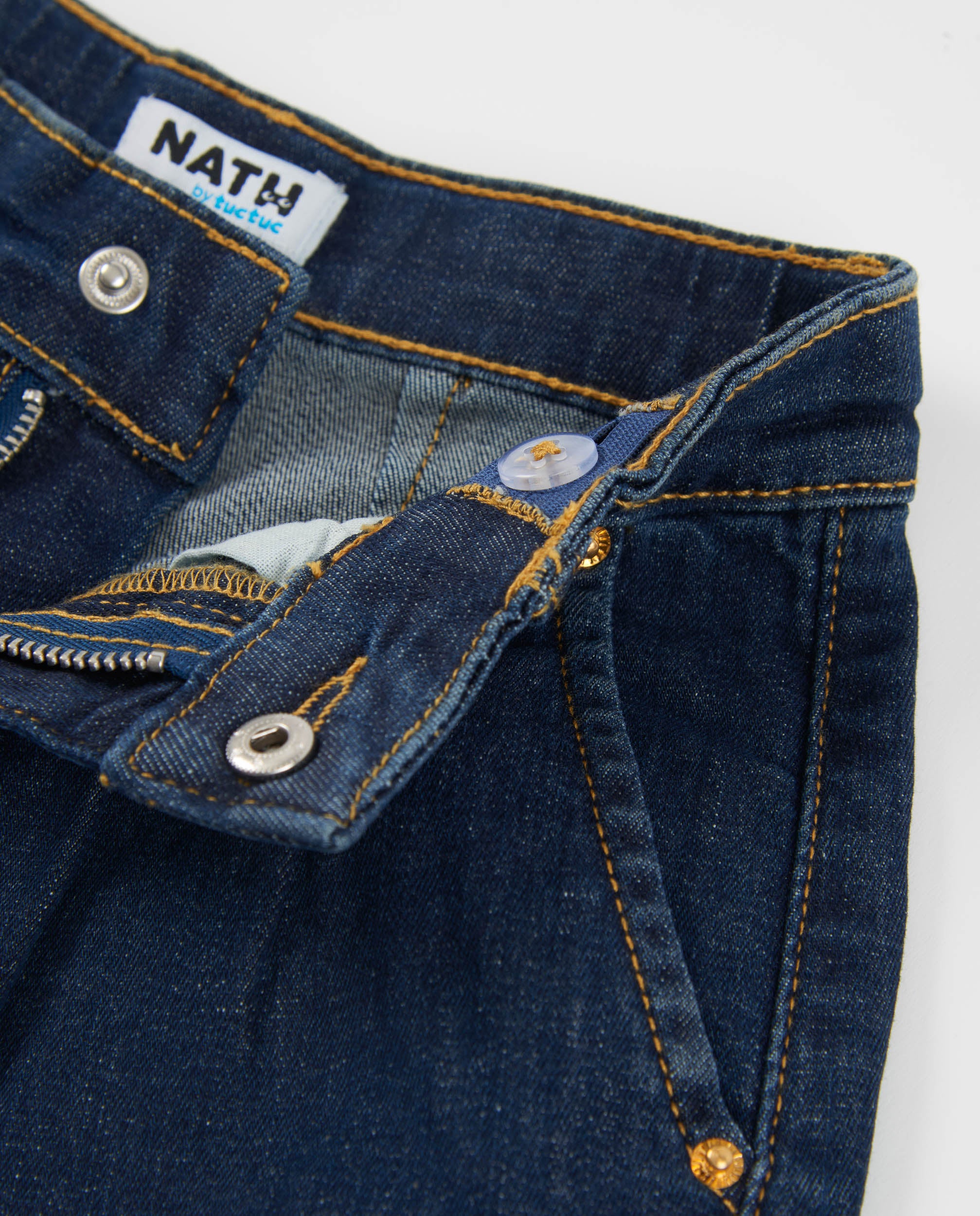 TucTuc Bermuda shorts bimba denim scuro jeans 4 anni
