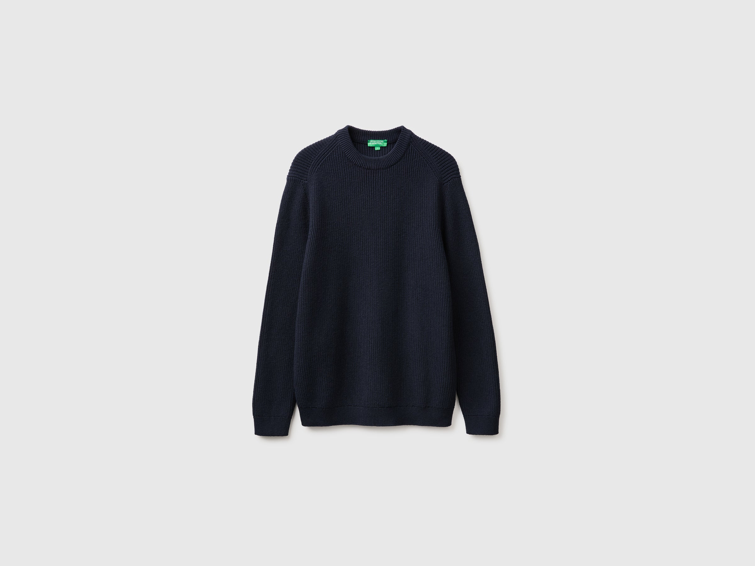United Colors of Benetton Maglione Girocollo Misto Lana Cotone Uomo