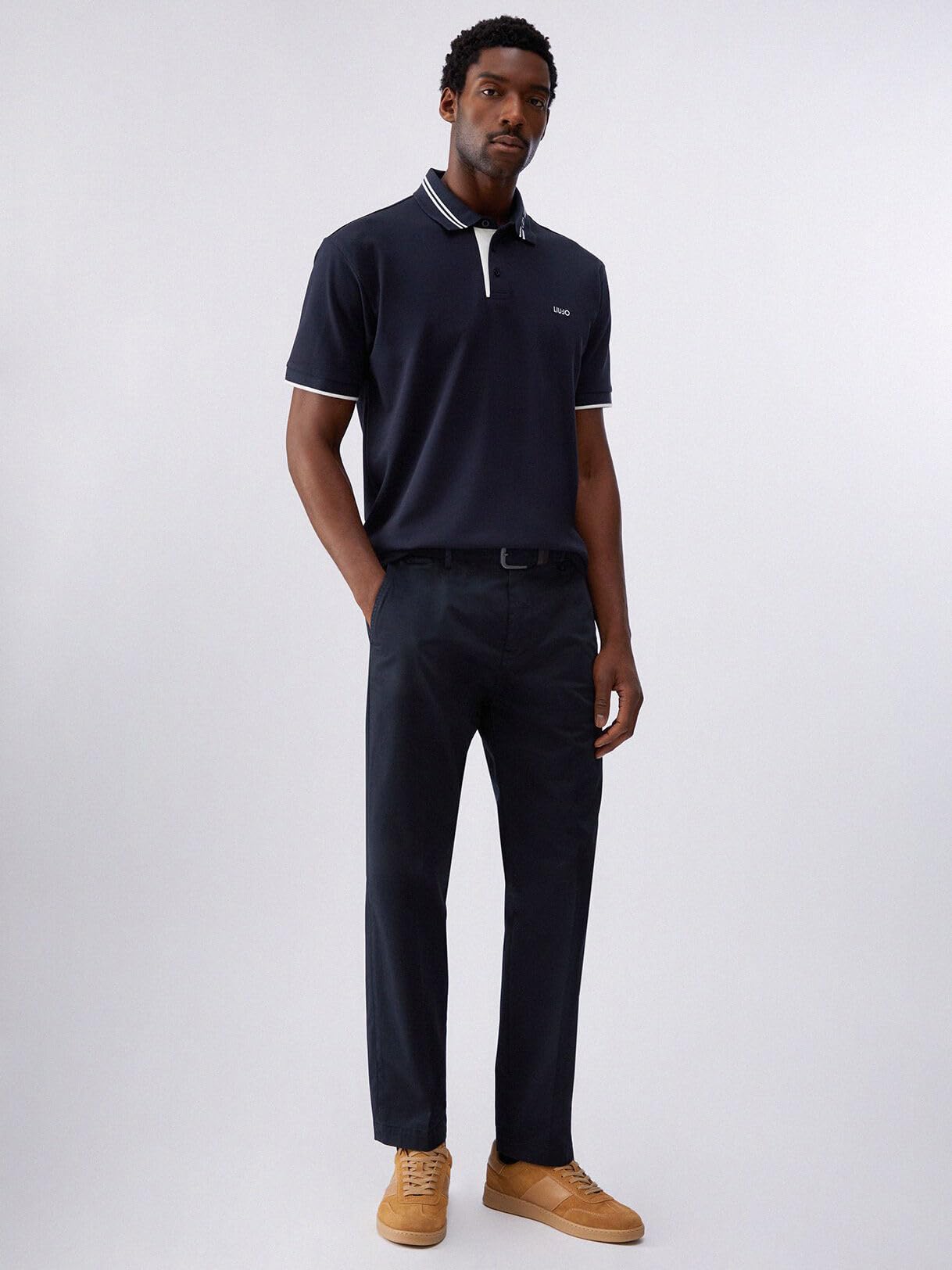 Liu Jo Pantaloni Chino Coulisse raso cotone
