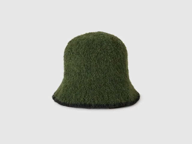 United Colors of Benetton Bags cappello bouclé lana taglia S