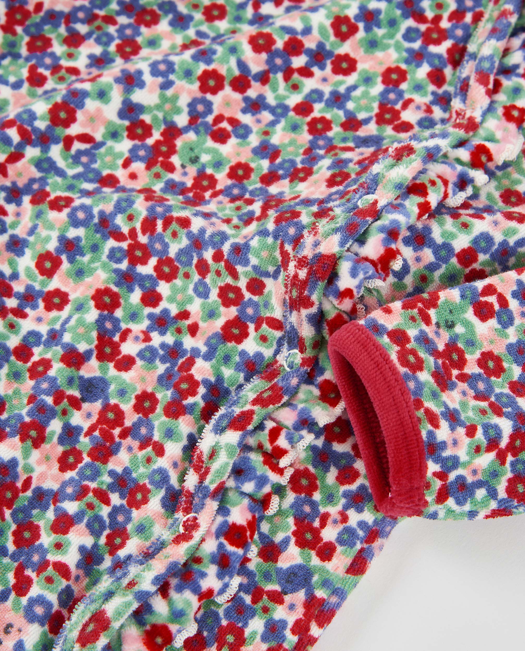 TucTuc Tutine Tutina Neonato Cotone Floreale con Piedini