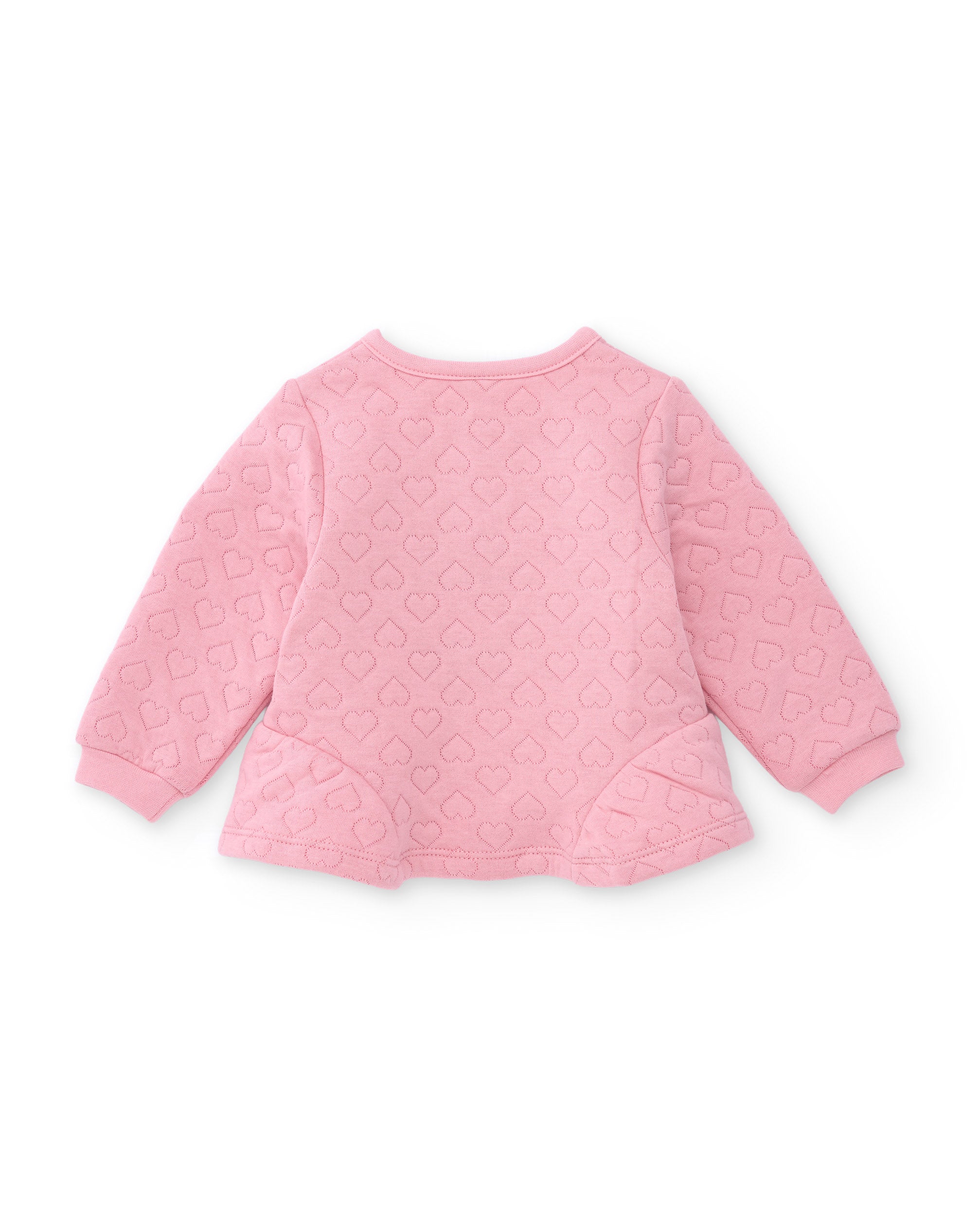 TucTuc Completi set neonata rosa 3 pezzi stampa cuori