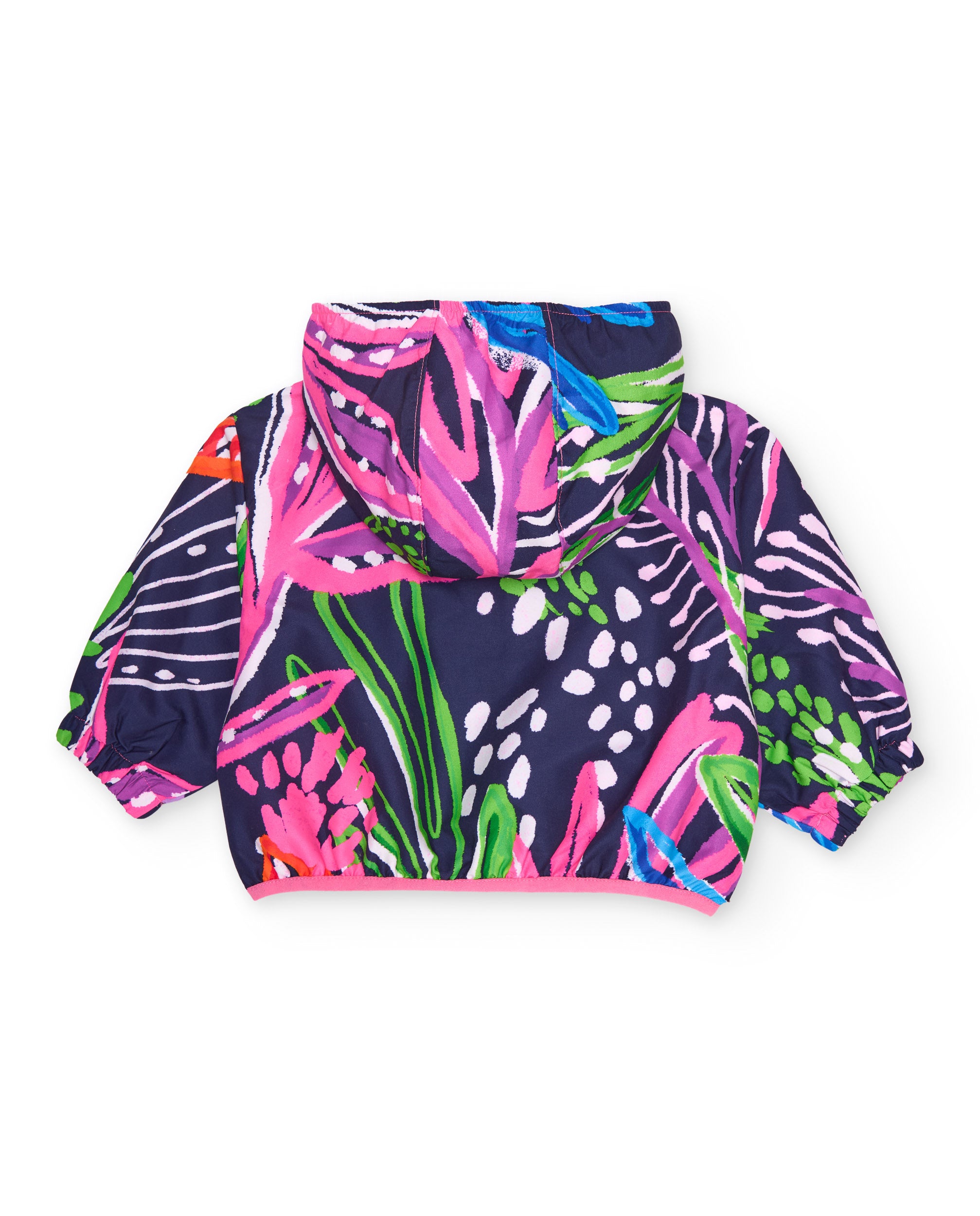 TucTuc Giacche Giacca Bimba Navy Stampa Mare con Cappuccio