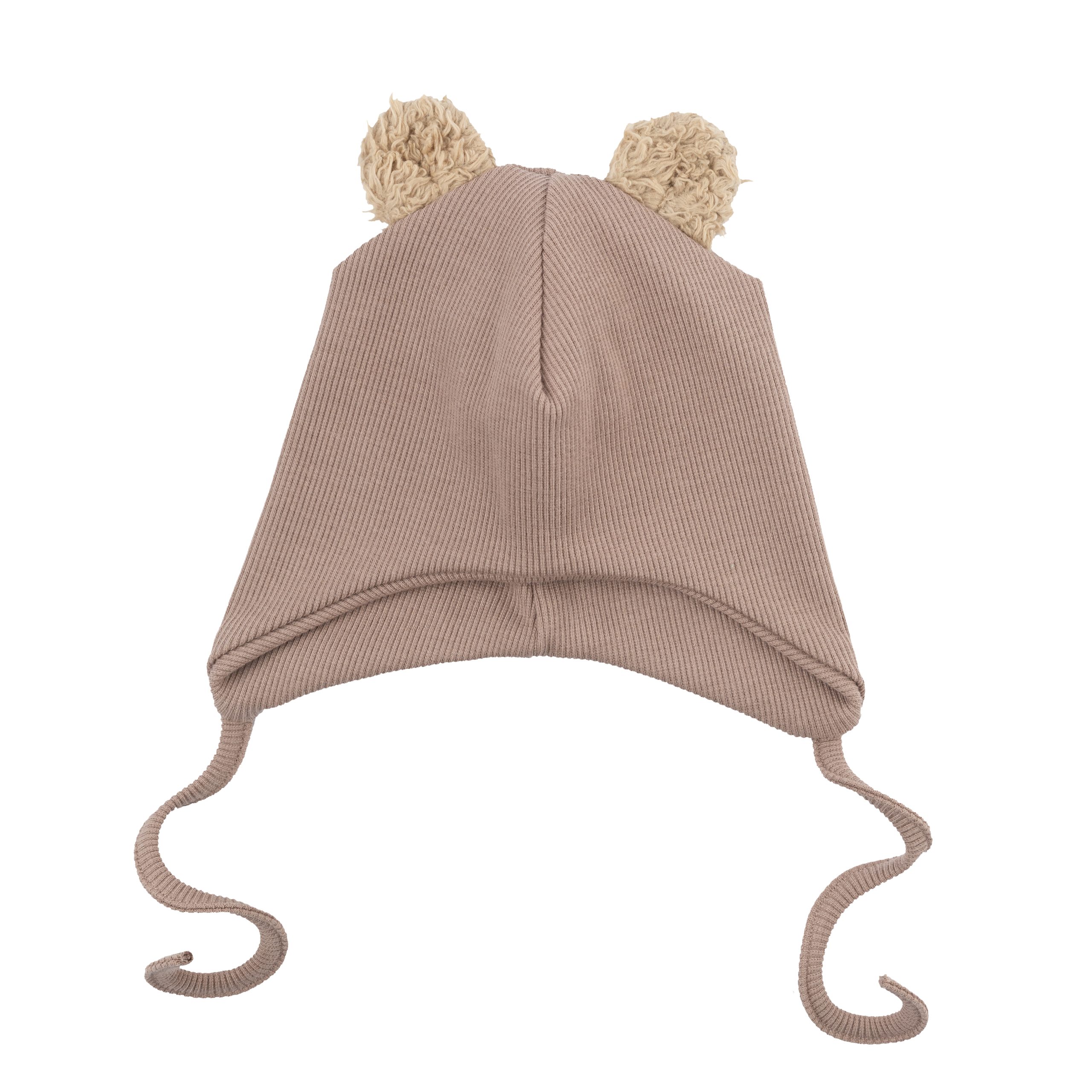 Woolly Organic Hat cuffia neonato orecchie cotone bio
